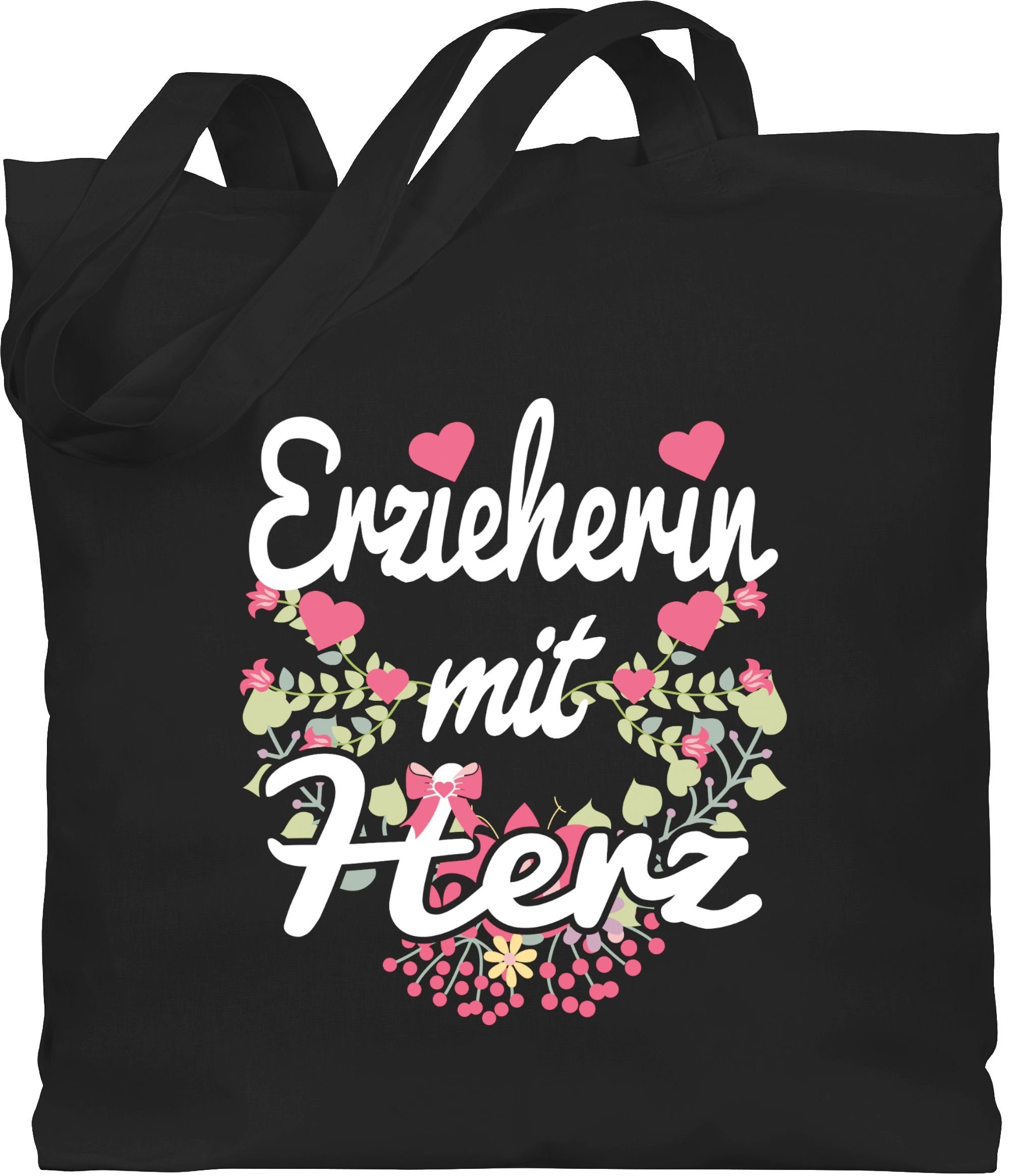 Umhängetasche Erzieherin mit Herz
