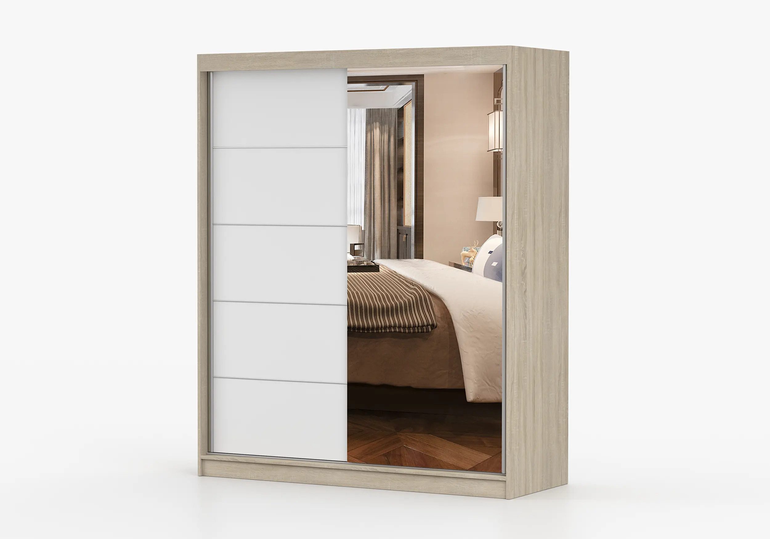 imoebel24 Schwebetürenschrank BONO 05 160 cm günstig online kaufen