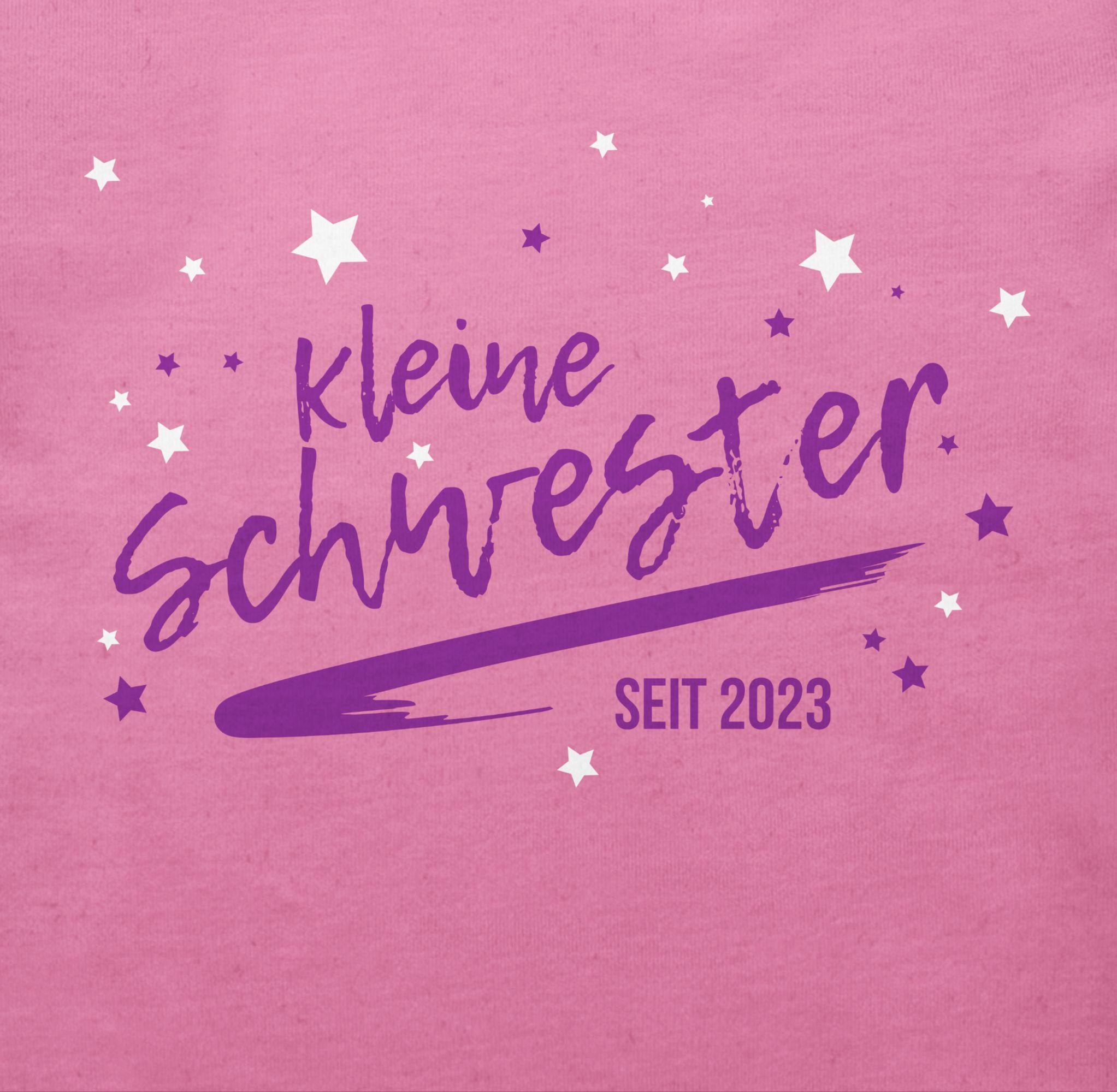2023 Pink kleine Schwester Schwester seit Kleine T-Shirt Shirtracer 1