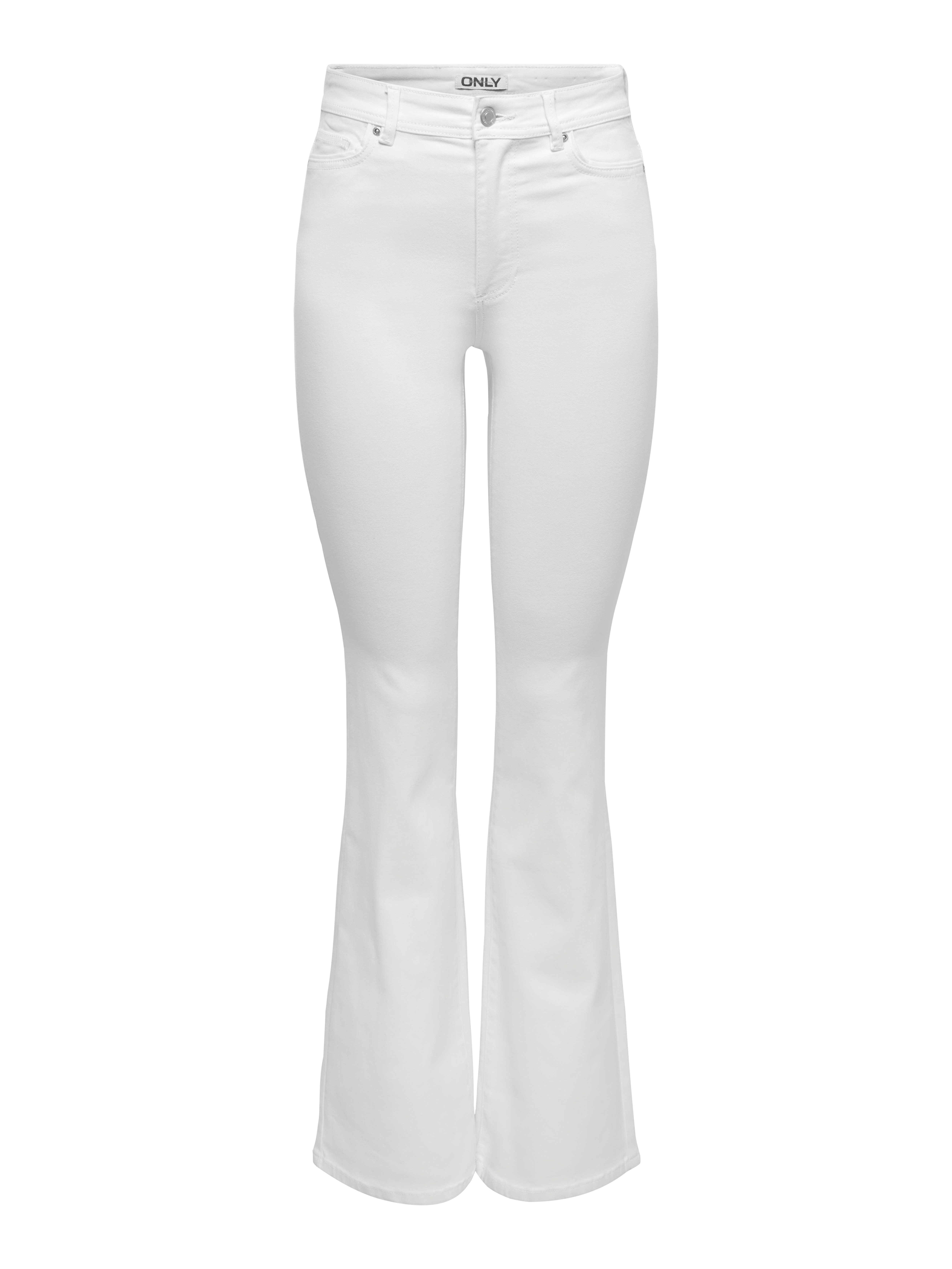 ONLY Bootcut-Jeans ONLWAUW HW FLARED WHITE DNM PIM221