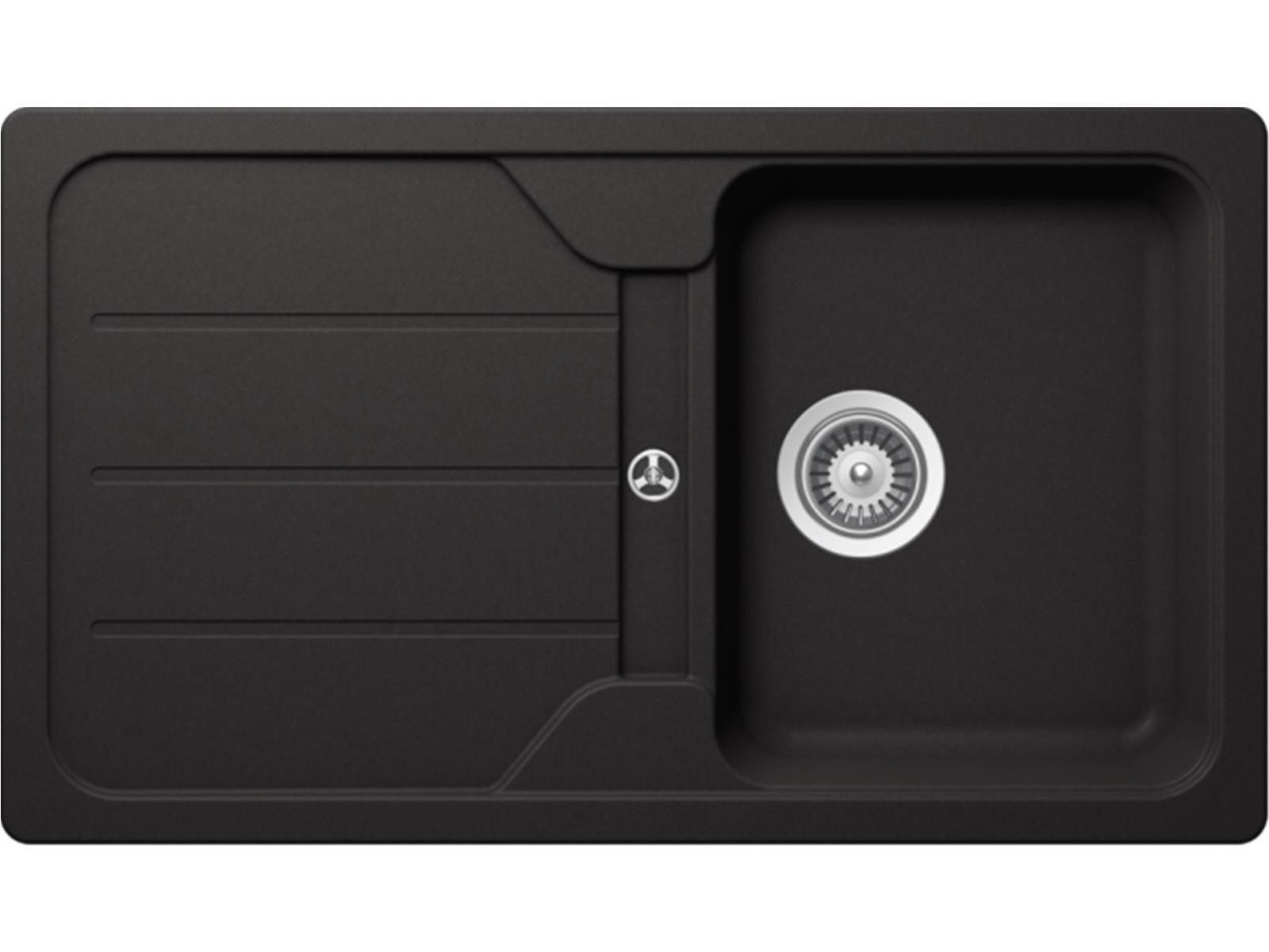 Schock Einbauspüle Einbauspüle Formhaus D-100 A Nero - Auflagespüle