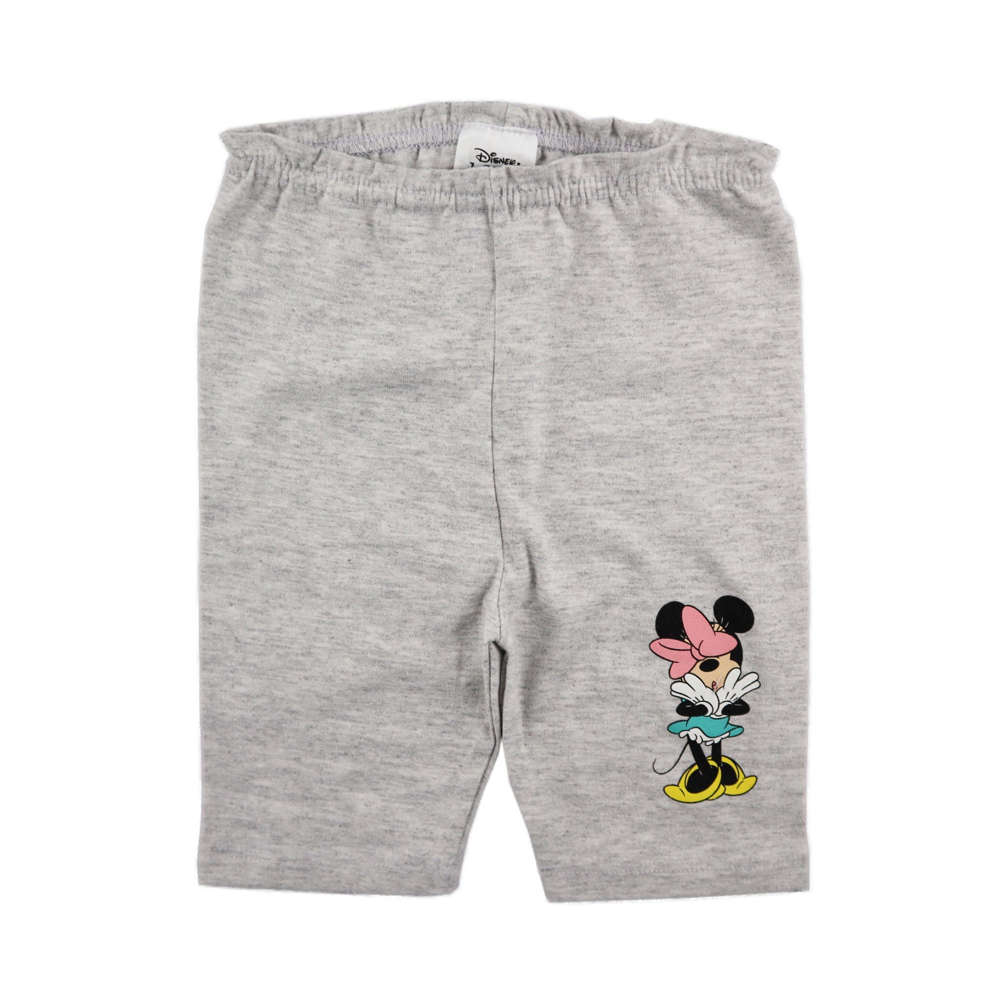 Disney Minnie Baby Weiß Sommerset Mouse Minnie bis Gr. Maus Mädchen Print-Shirt plus Shorts T-Shirt 62 86