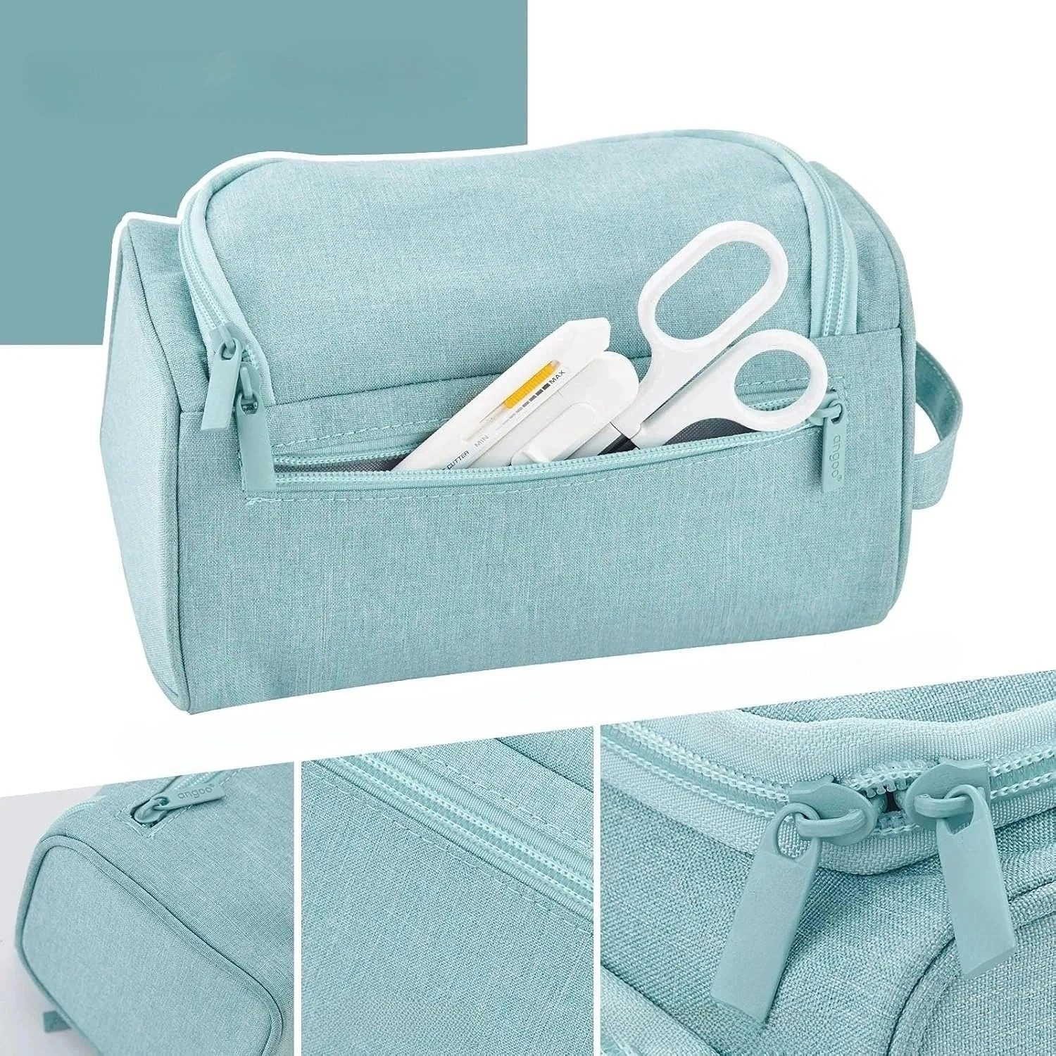 Coonoor Federmäppchen 3 Fächer Große Kapazität Mäppchen Federtasche Stiftetasche, Pencil Case Bleistifttasche für Schule & Büro – Bild 5 von 5