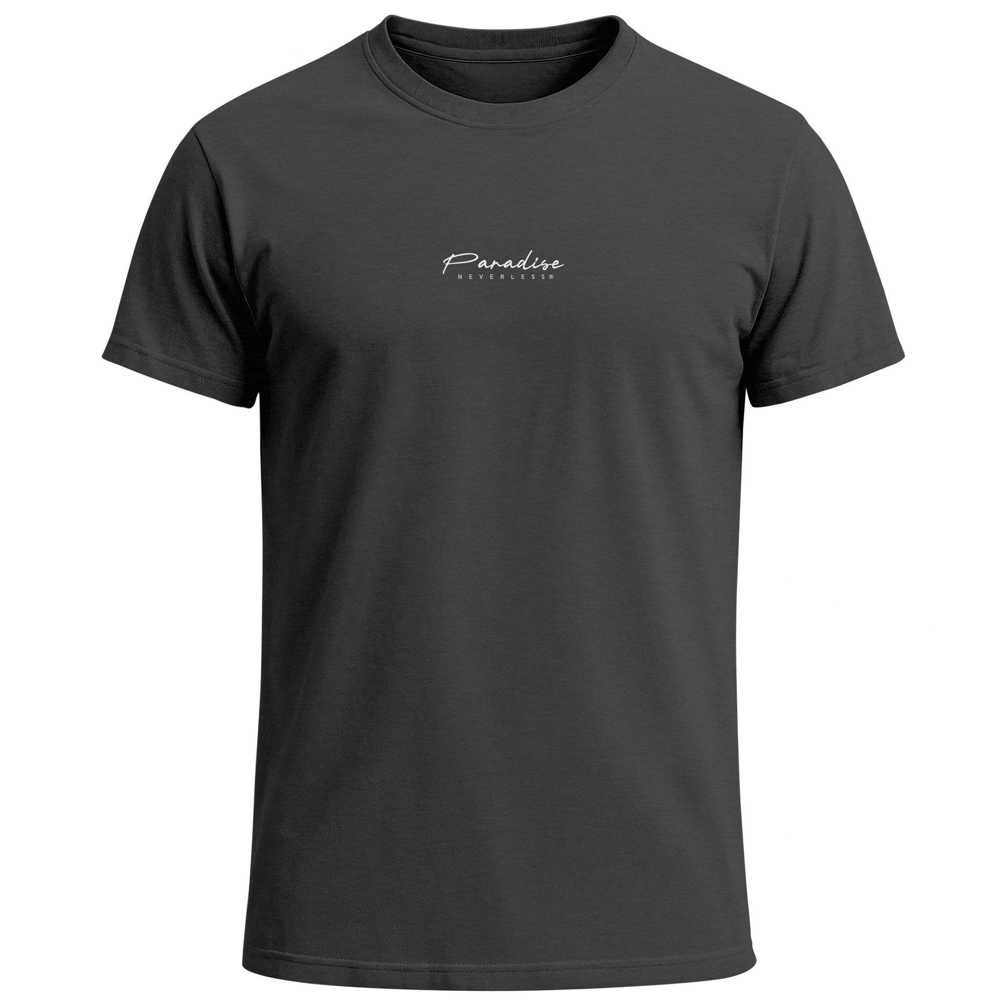 Neverless Print-Shirt Herren T-Shirt Backprint Sommer-Shirt mit Palmen Rück günstig online kaufen