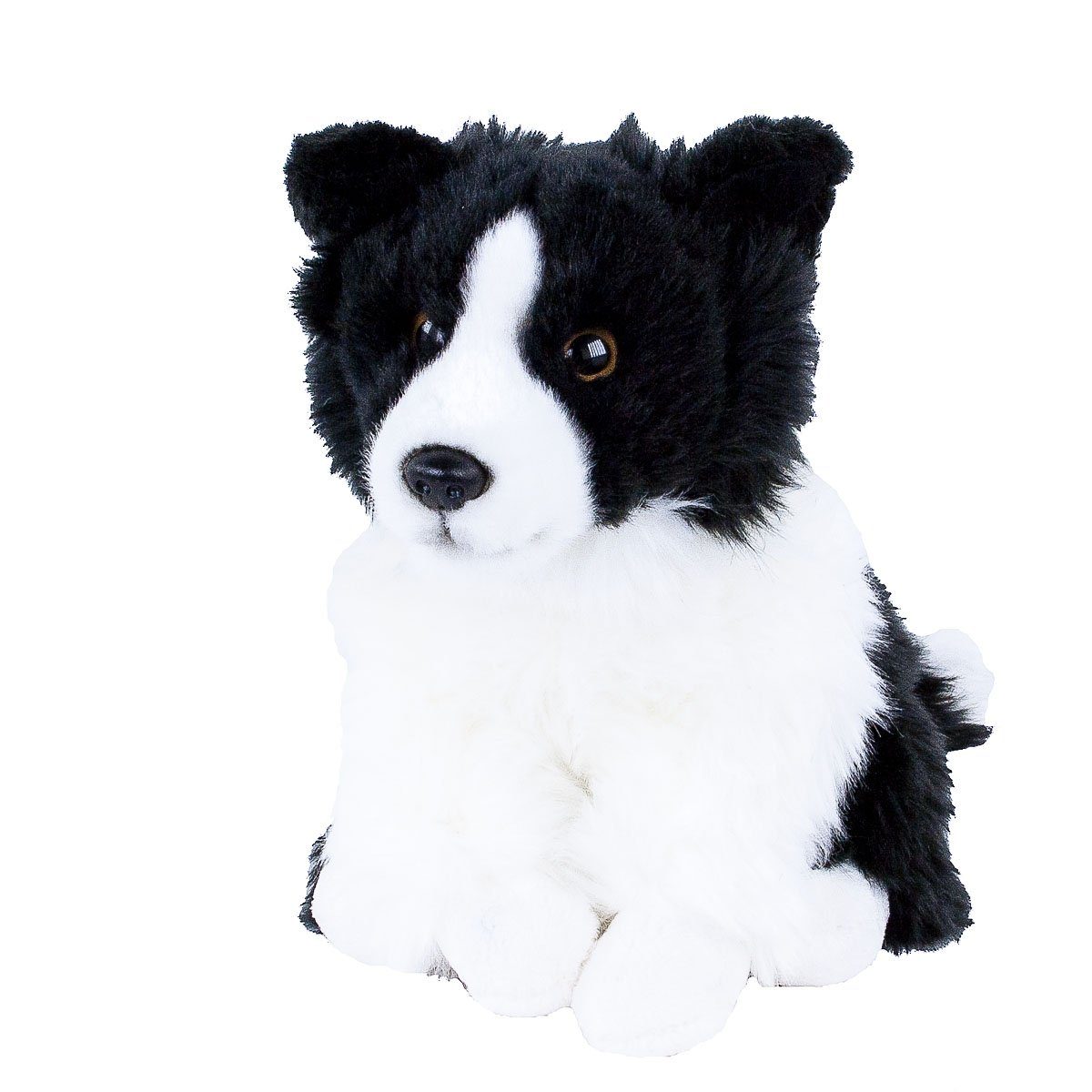Uni-Toys Kuscheltier Border Collie schwarz weiß 31 cm Kuscheltier Uni-Toys (Hunde, Plüschcollie)