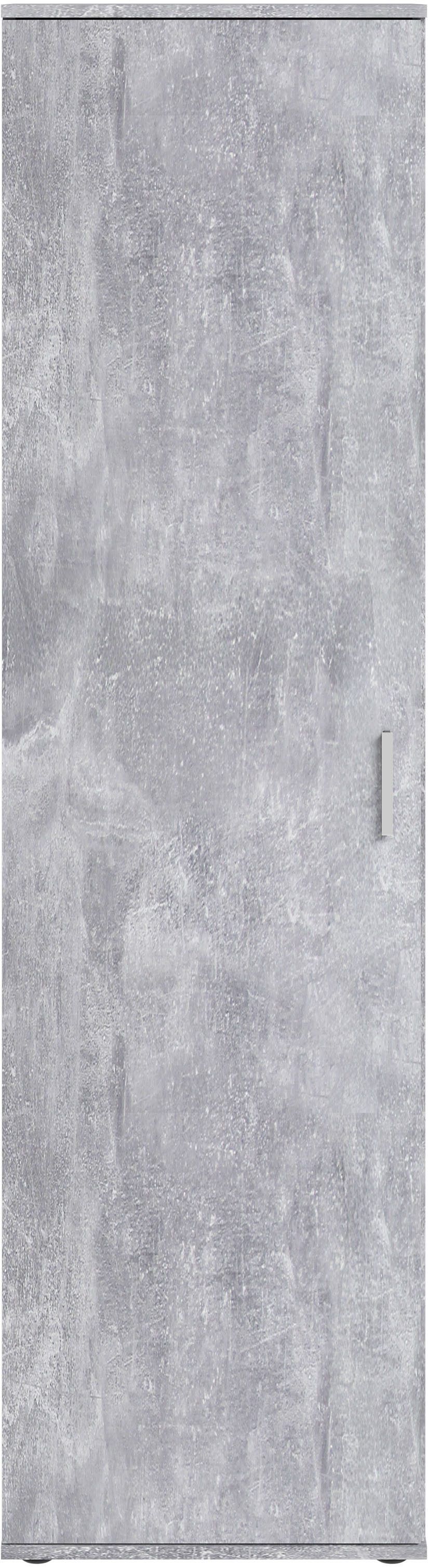 FMD Mehrzweckschrank Inca 1 Flurschr., Aktenschr., verstellb. Böden, mit/ohne Spiegel, B: 50 cm – Bild 4 von 5