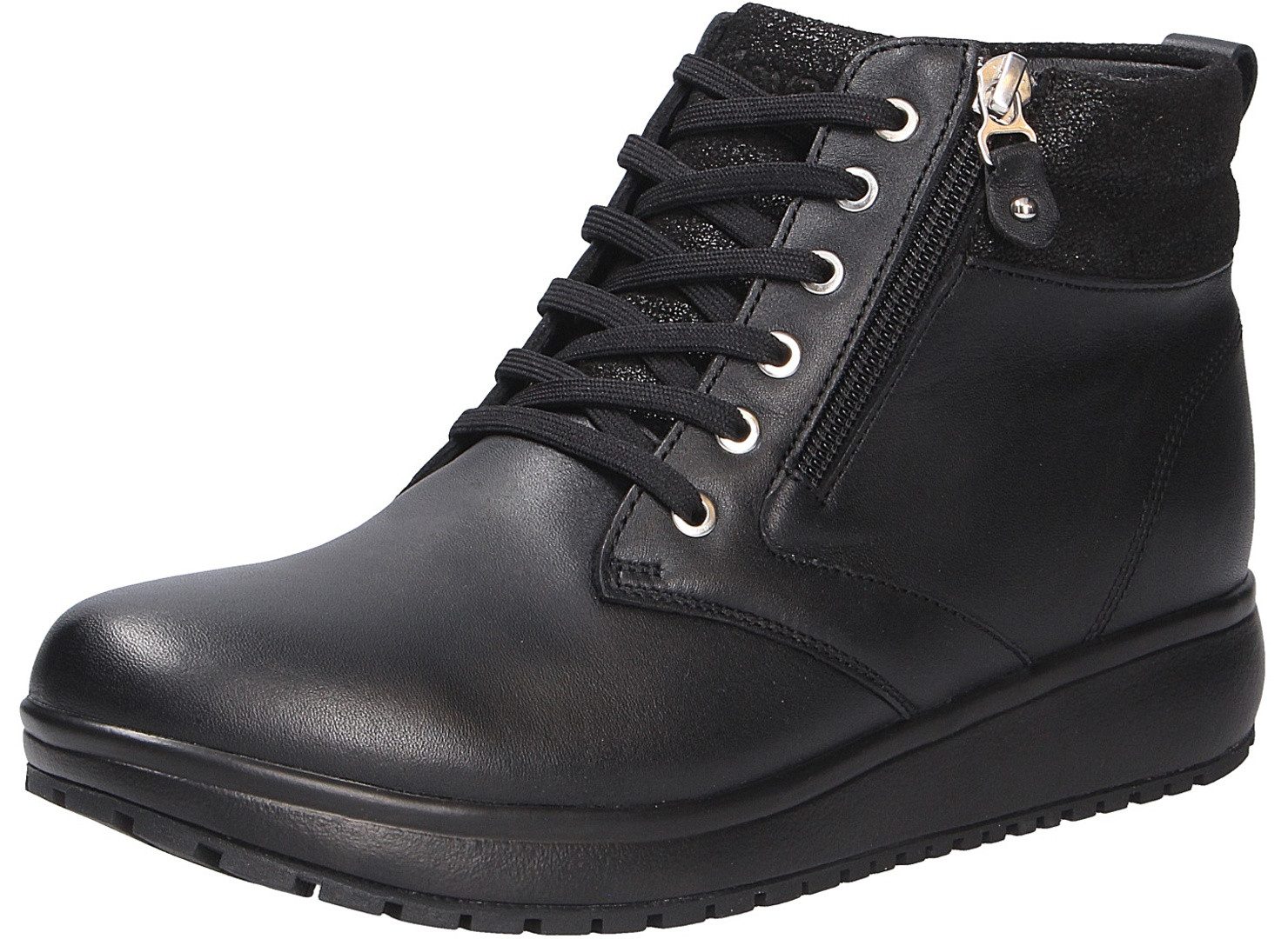Joya Joya Damen Stiefelette WILMA II BLACK schwarz Schnürstiefelette
