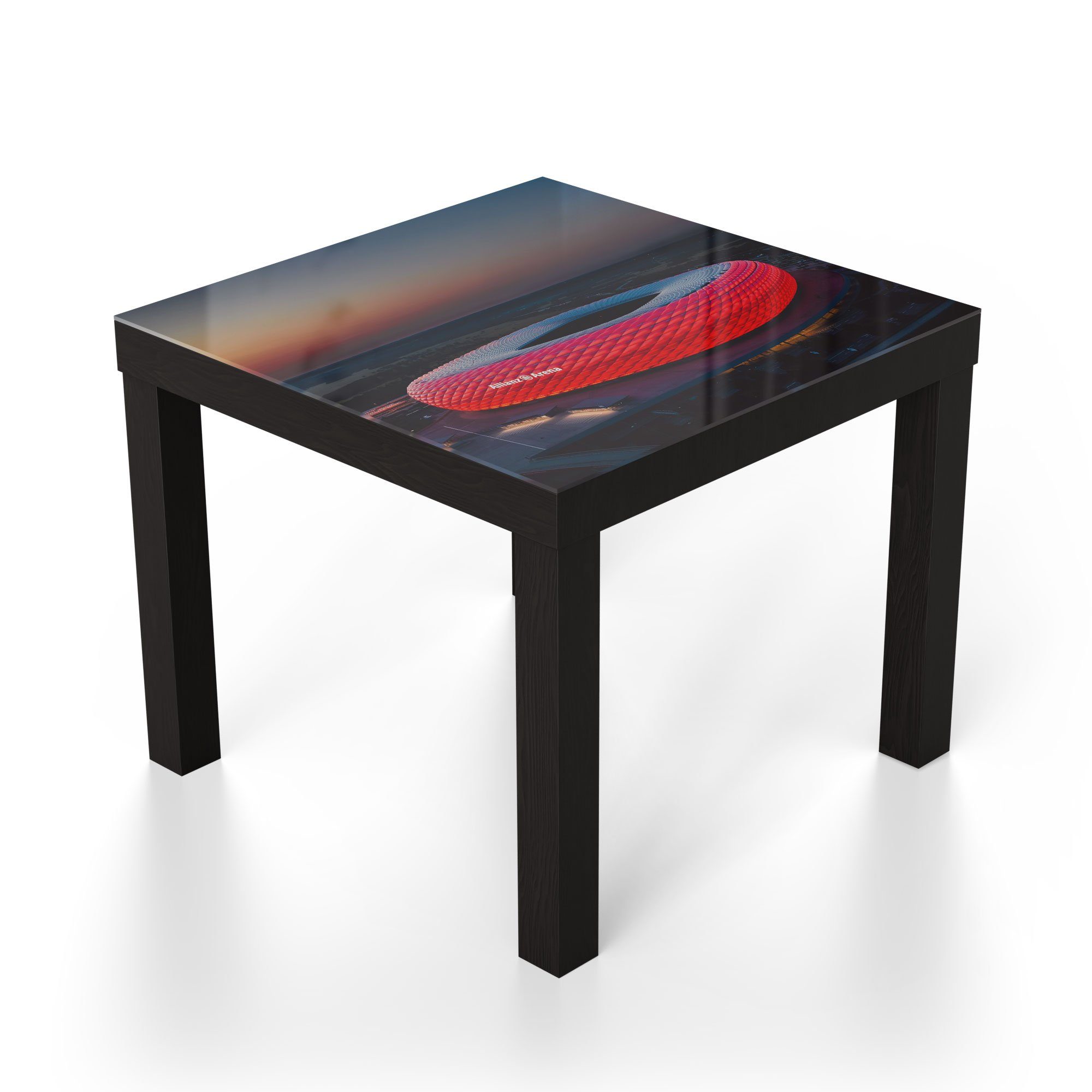 DEQORI Couchtisch 'Allianz Arena, München', Glas Beistelltisch Glastisch mo günstig online kaufen