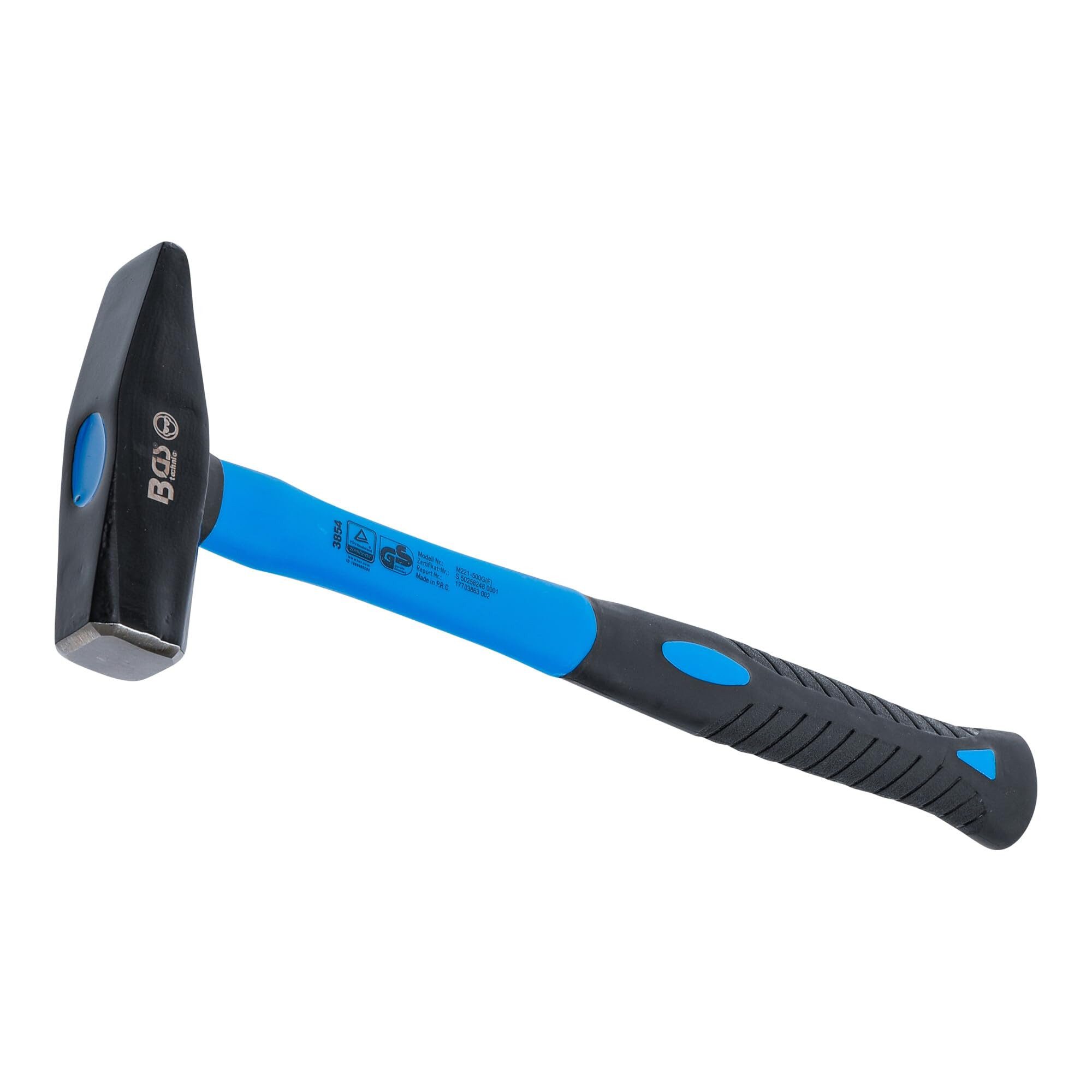BGS technic Hammer BGS Schlosserhammer Fiberglasstiel 500 g