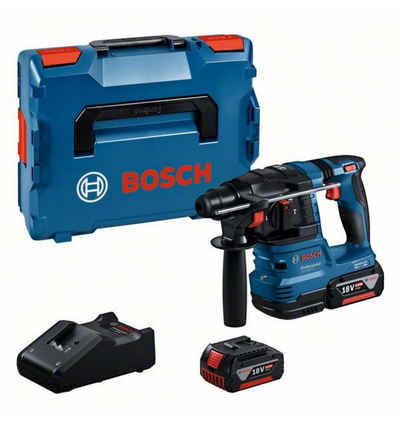Bosch Professional Akku-Bohrhammer mit SDS plus GBH, 18 V, max. 4675,00 U/min, (L-BOXX 136, incl. Zubehör)