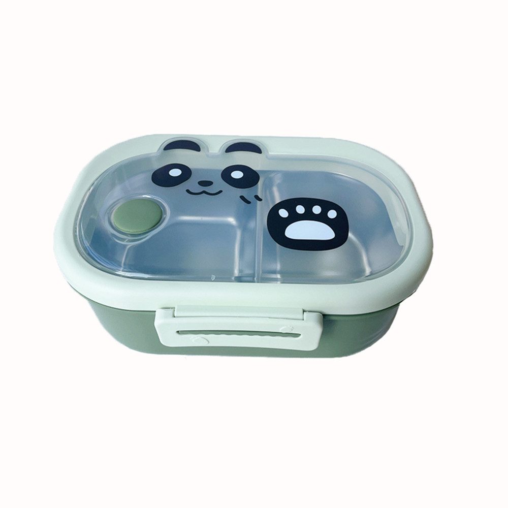 Lollanda Lunchbox Edelstahl Brotdose Kinder mit Fächern, Lunchbox mit Trennwand, BPA freie Bento Box