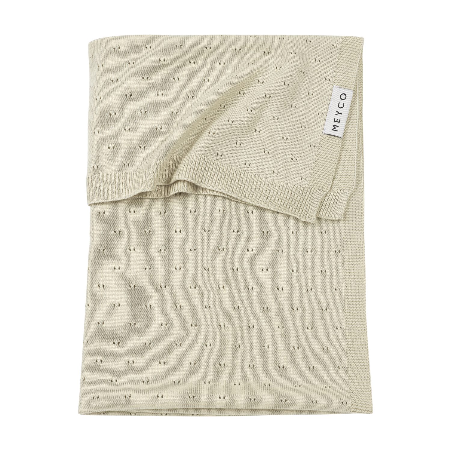 Babydecke 167 Ajour Soft sand, Meyco günstig online kaufen