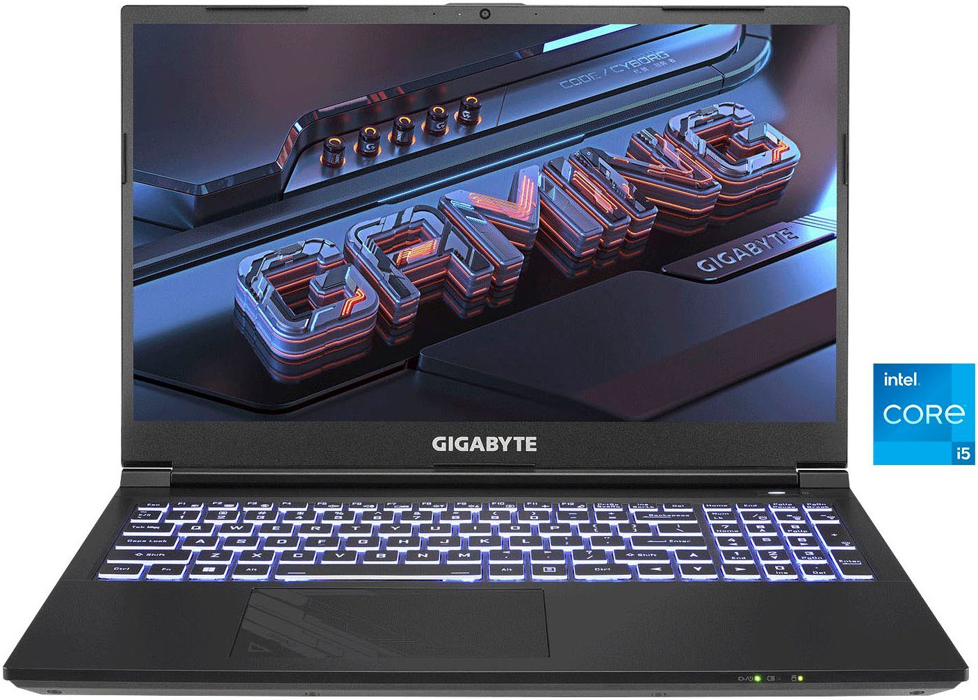 Gigabyte G5 KF5-53DE353SD Gaming-Notebook (39,6 cm/15,6 Zoll, Intel Core i5 13500H, GeForce® RTX 4060, 512 GB SSD)