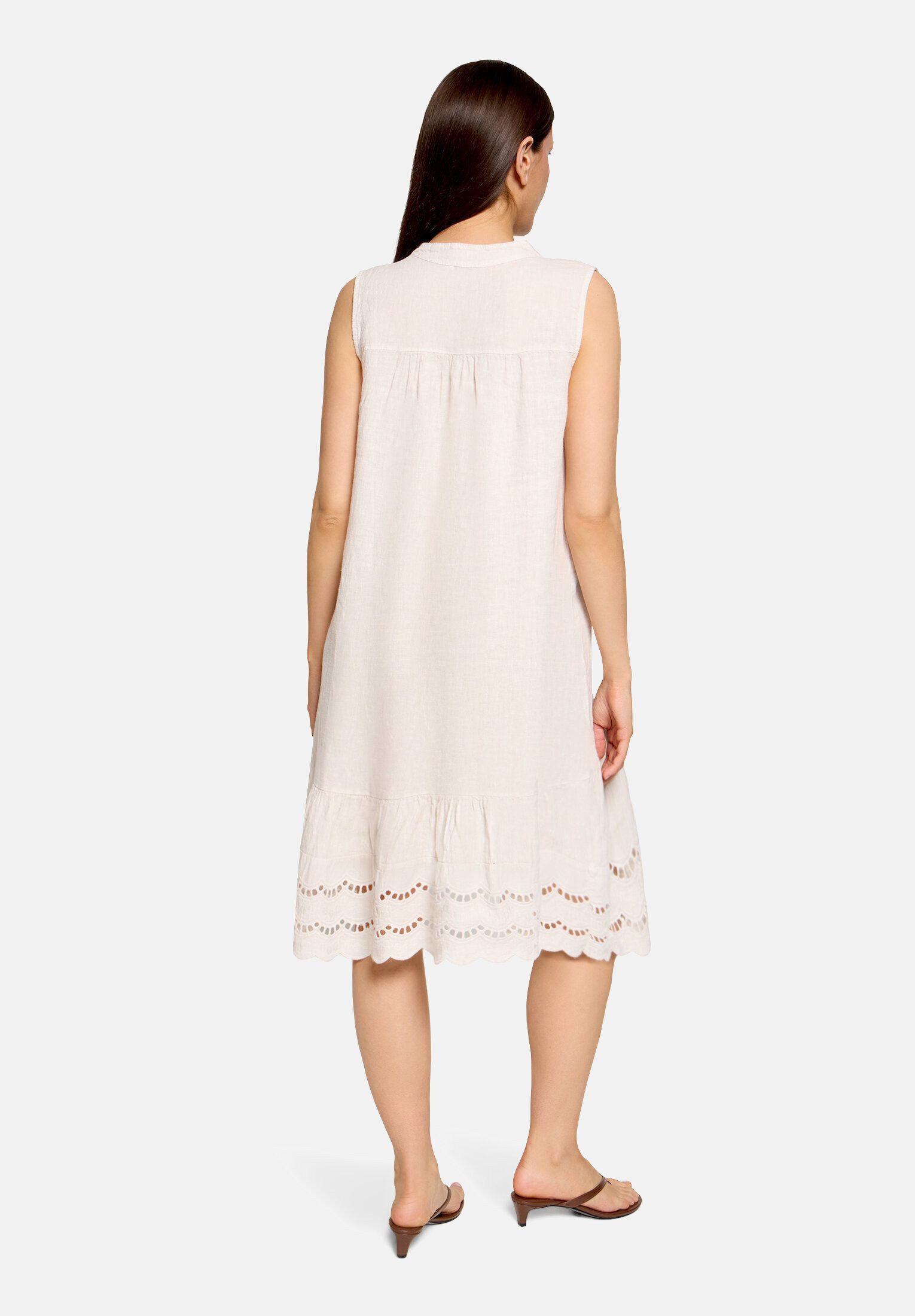 Cartoon Druckkleid Damen mit Stickerei
