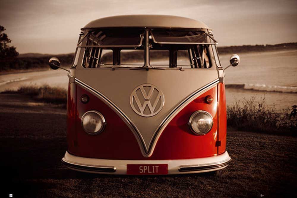 Poster Volkswagen - Poster - Split günstig online kaufen