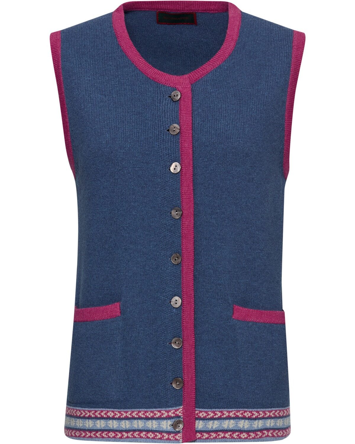 Reitmayer Strickweste Jacquard-Strickweste