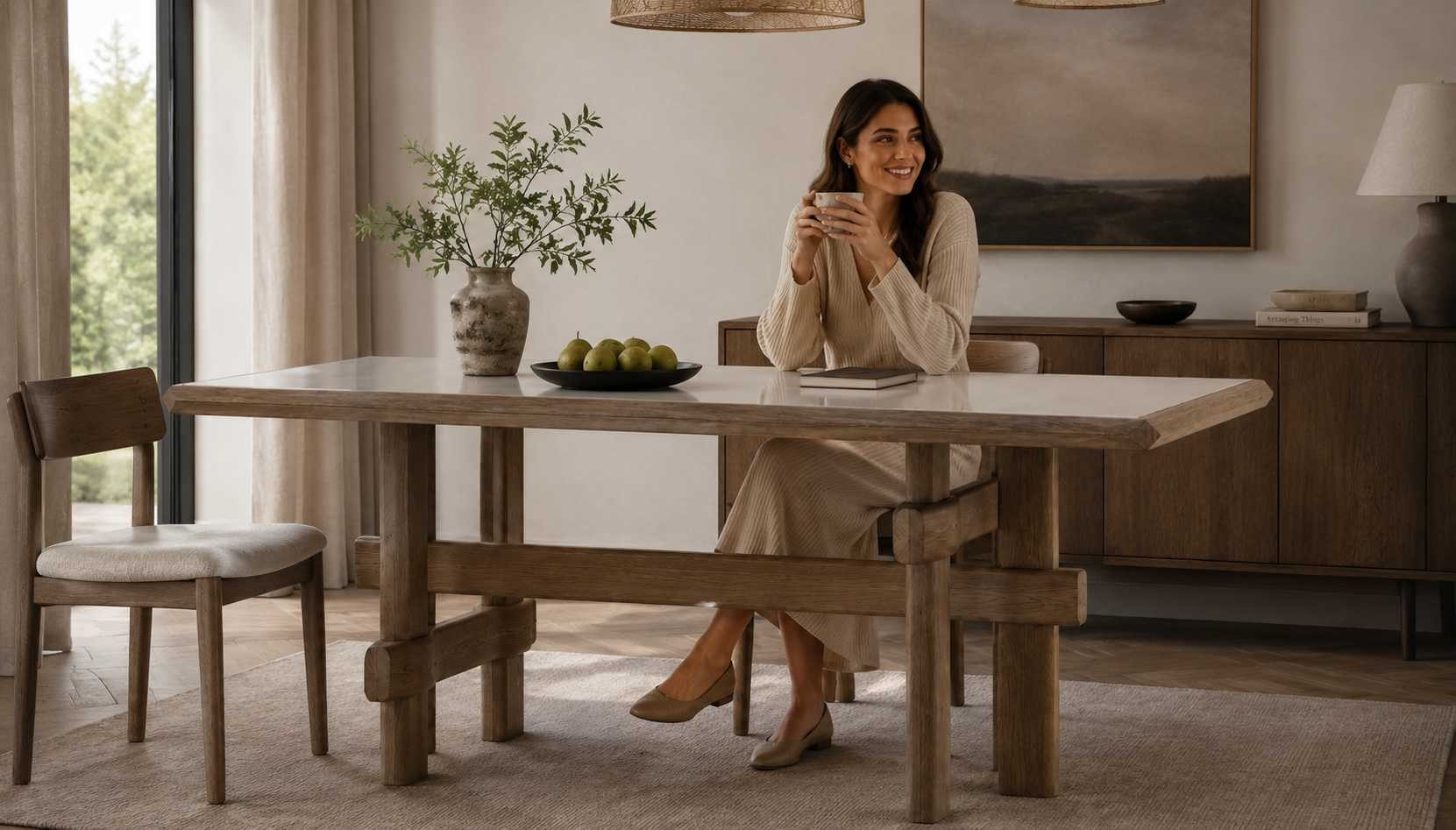 JVmoebel Esstisch Eleganter Holz Esstisch Designer Küchentisch Familientisch, Made in Europa