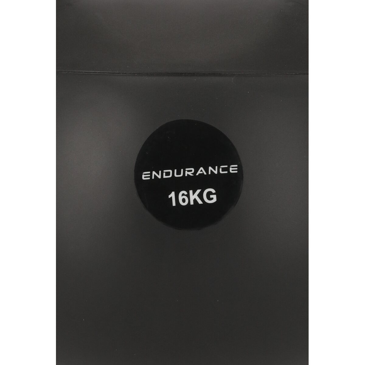 ENDURANCE Kettlebell Kugelhantel Silicone schwarz 16kg - 1 Stück
