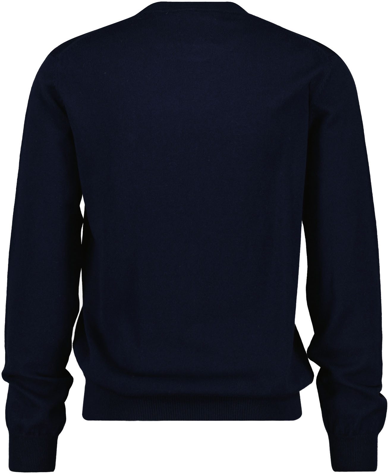 Gant Rundhalspullover CTN/WO C-NECK mit Logostickerei