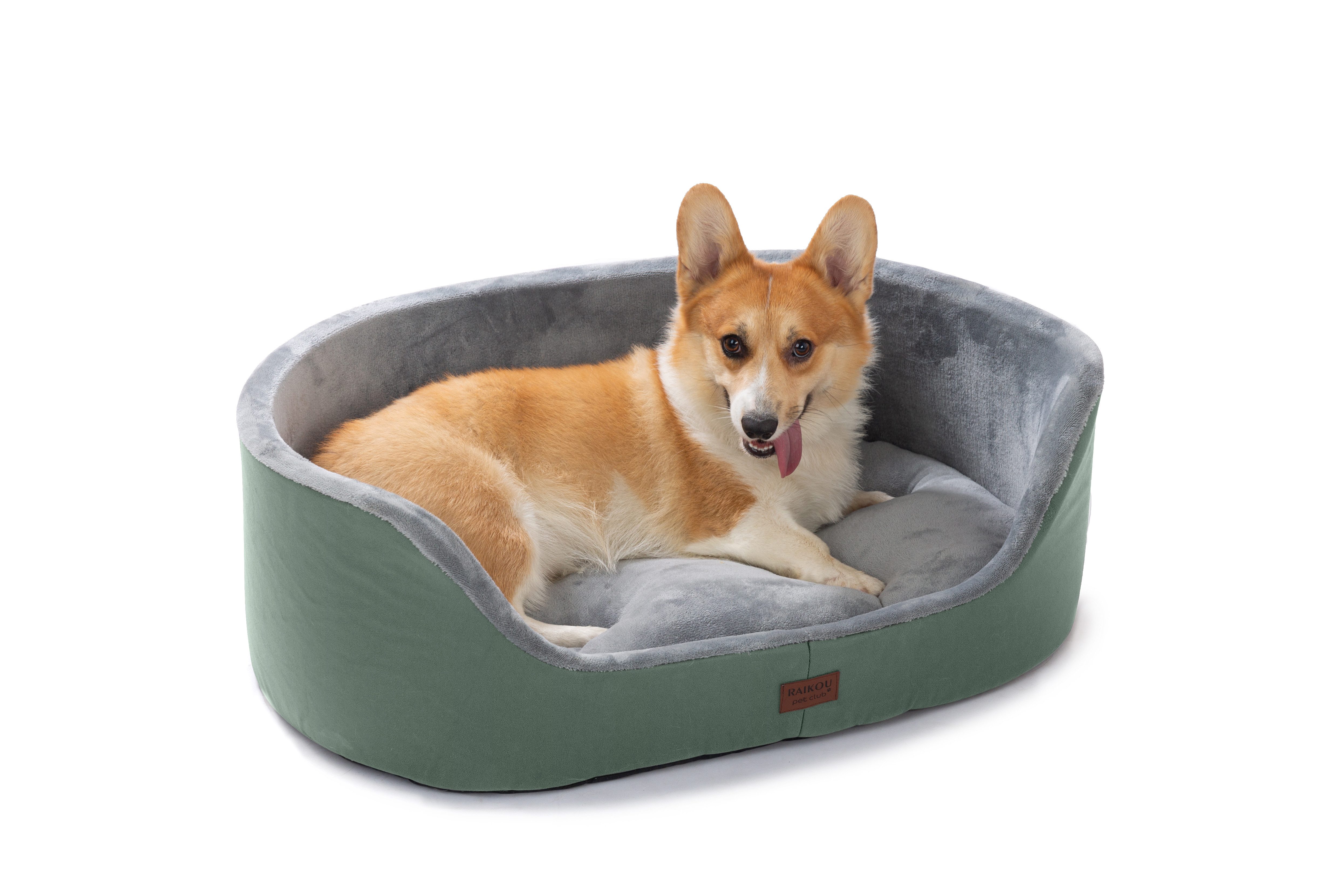 M-Diamant Tierbett Orthopädisches Hundebett Komfortables Hundekissen Hundesofa mit Rand, Polyester, ideal als Kopfstütze – Bild 3 von 5