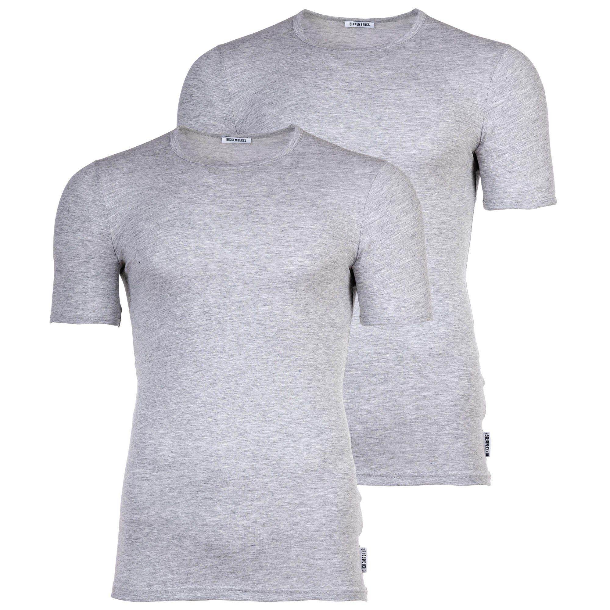 2er T-SHIRT - T-Shirt, Herren Grau T-Shirt Pack BI-PACK Bikkembergs