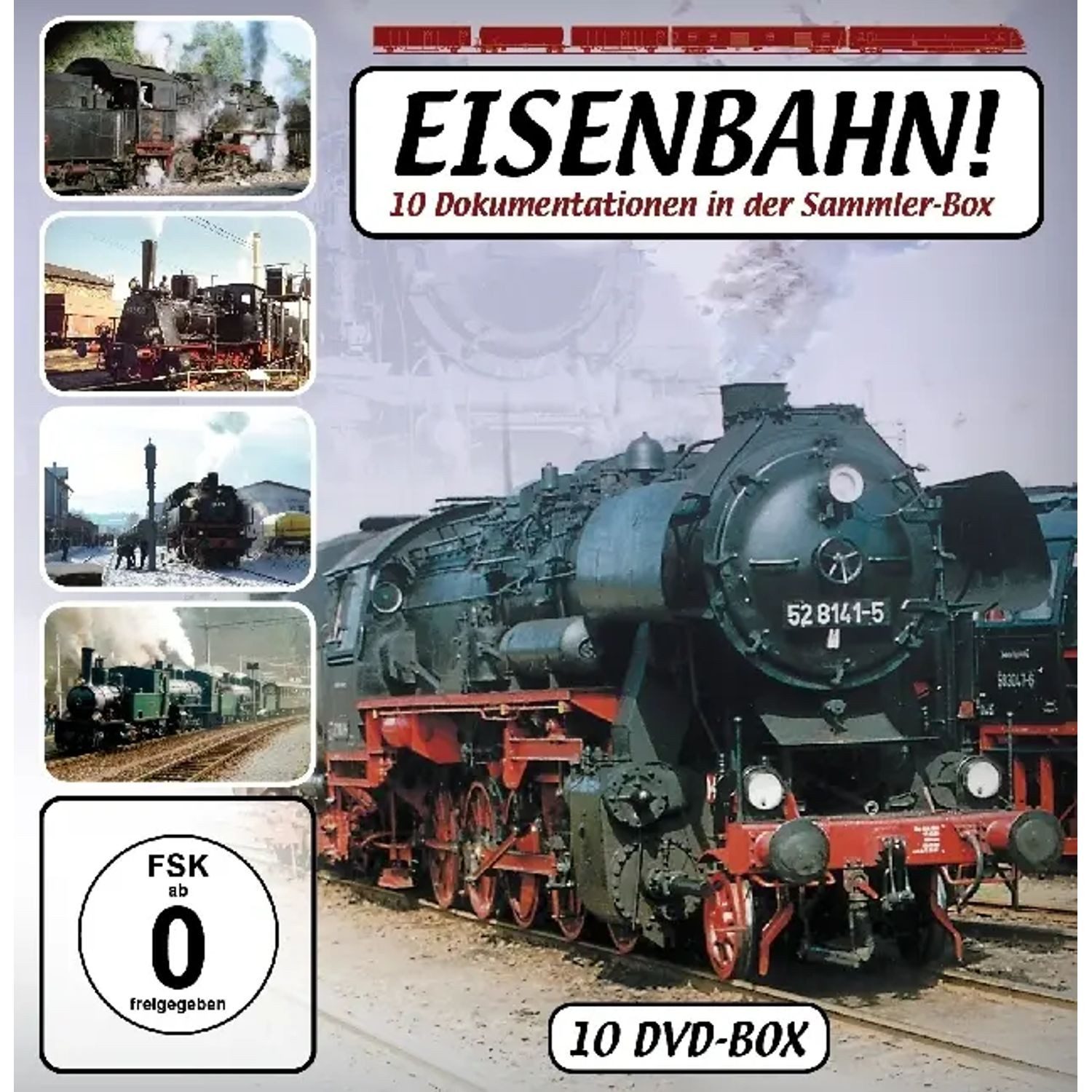 DVD Eisenbahn,10 DVDs