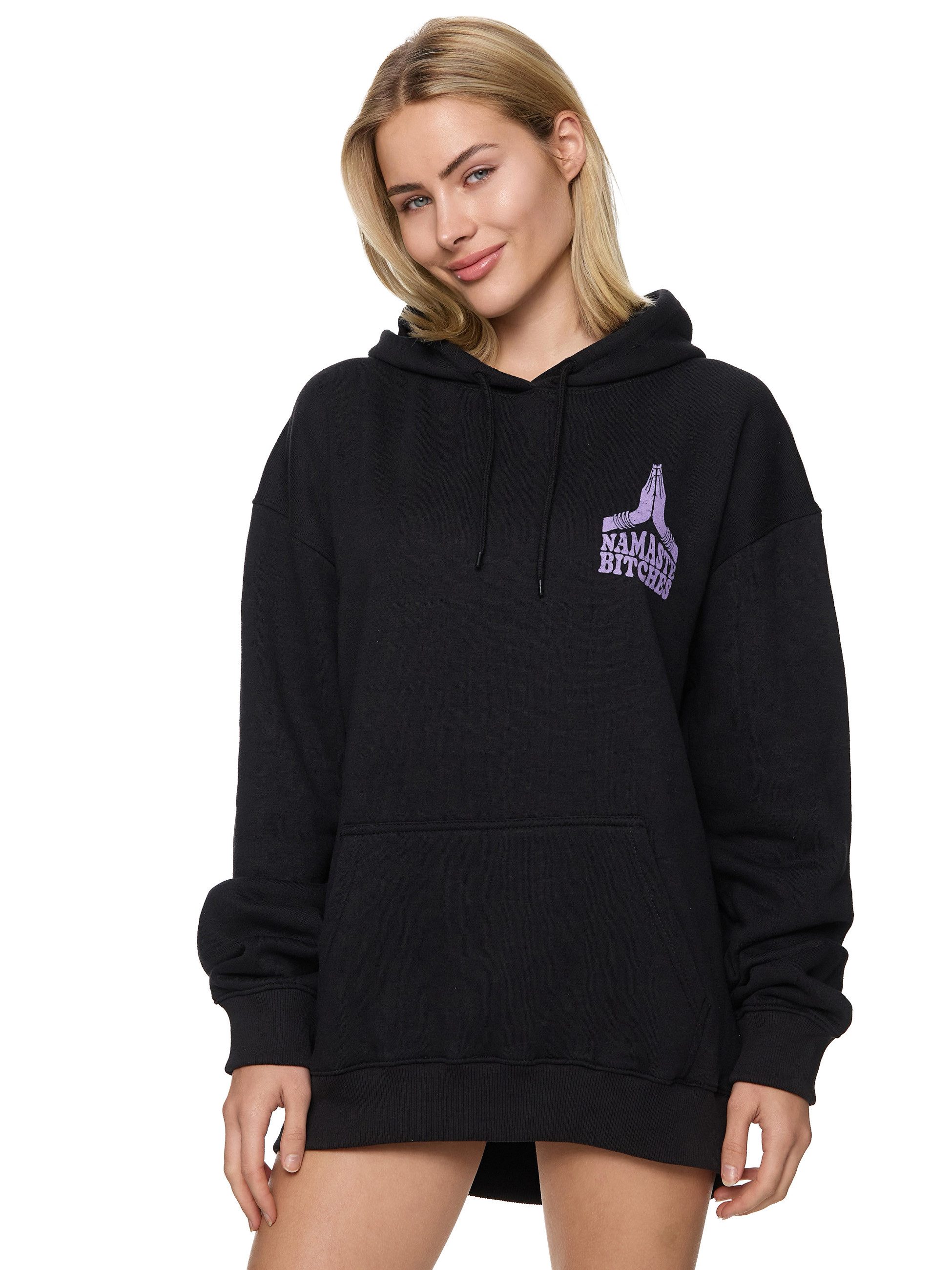 Worldclassca Hoodie Worldclassca Oversized Hoodie NAMASTE Kapuzenpullover Sweatshirt