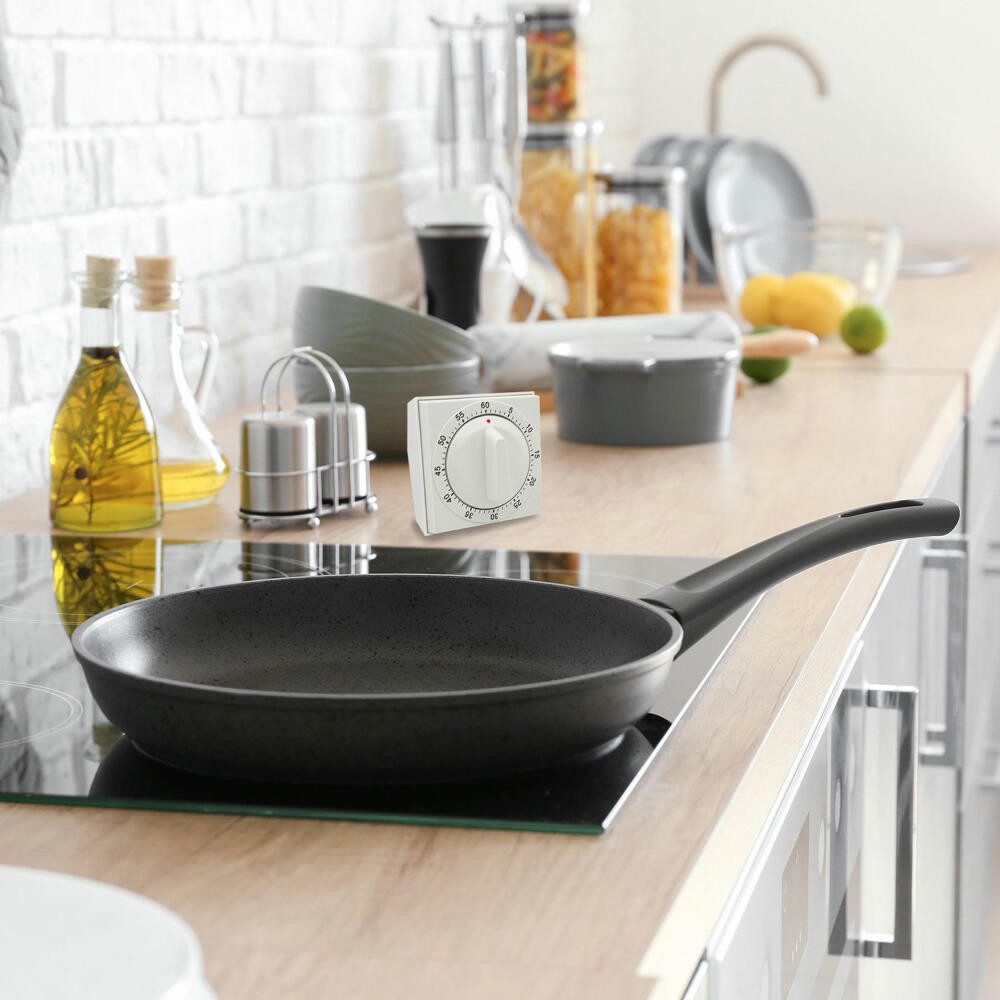 WESTMARK Eieruhr Retro-Look, Mechanisch, Für 60 min, Elegantes Design, Kurzzeitmesser, mechanisch, lautes Klingelgeräusch, große Zahlen