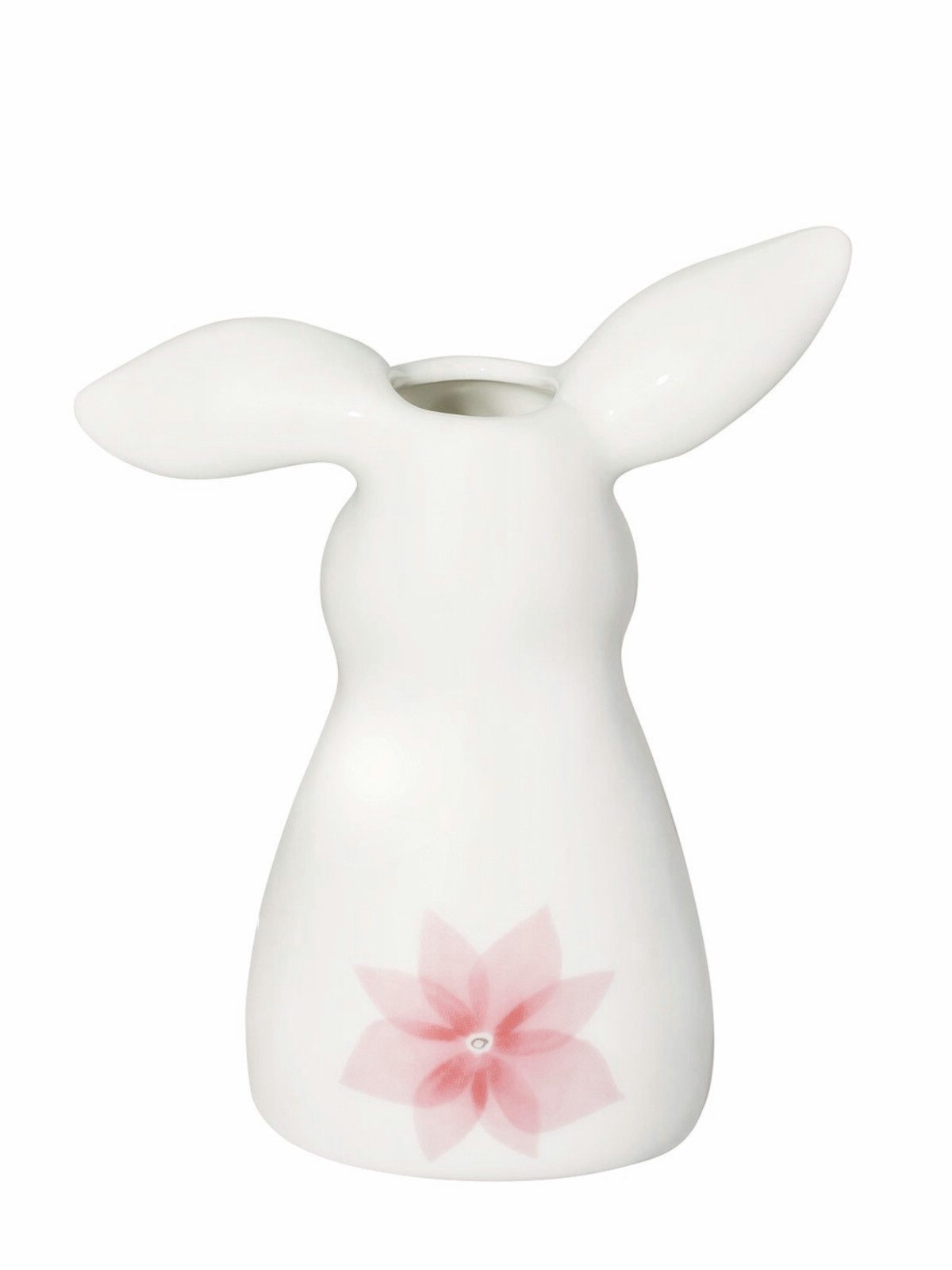 HUTSCHREUTHER Dekovase Frühlingsgrüsse Blumenwiese Hasen-Vase 11cm (Vasen)