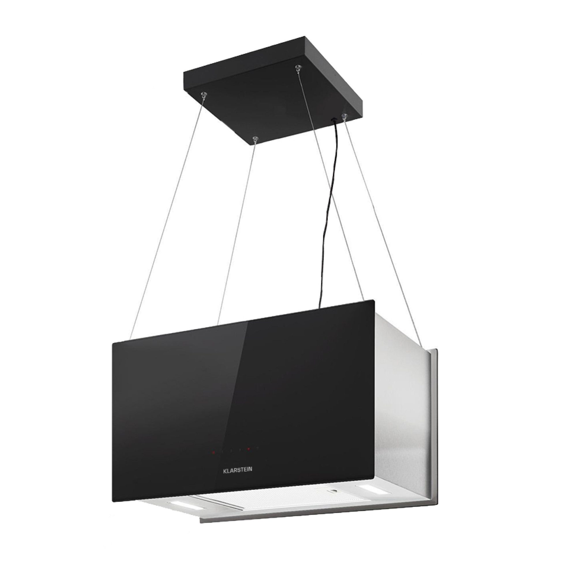 Klarstein Deckenhaube Kronleuchter L Kronleuchter L, Abzugshaube Insel Abluft Umluft Haube Dunstabzug Dunstabzugshaube