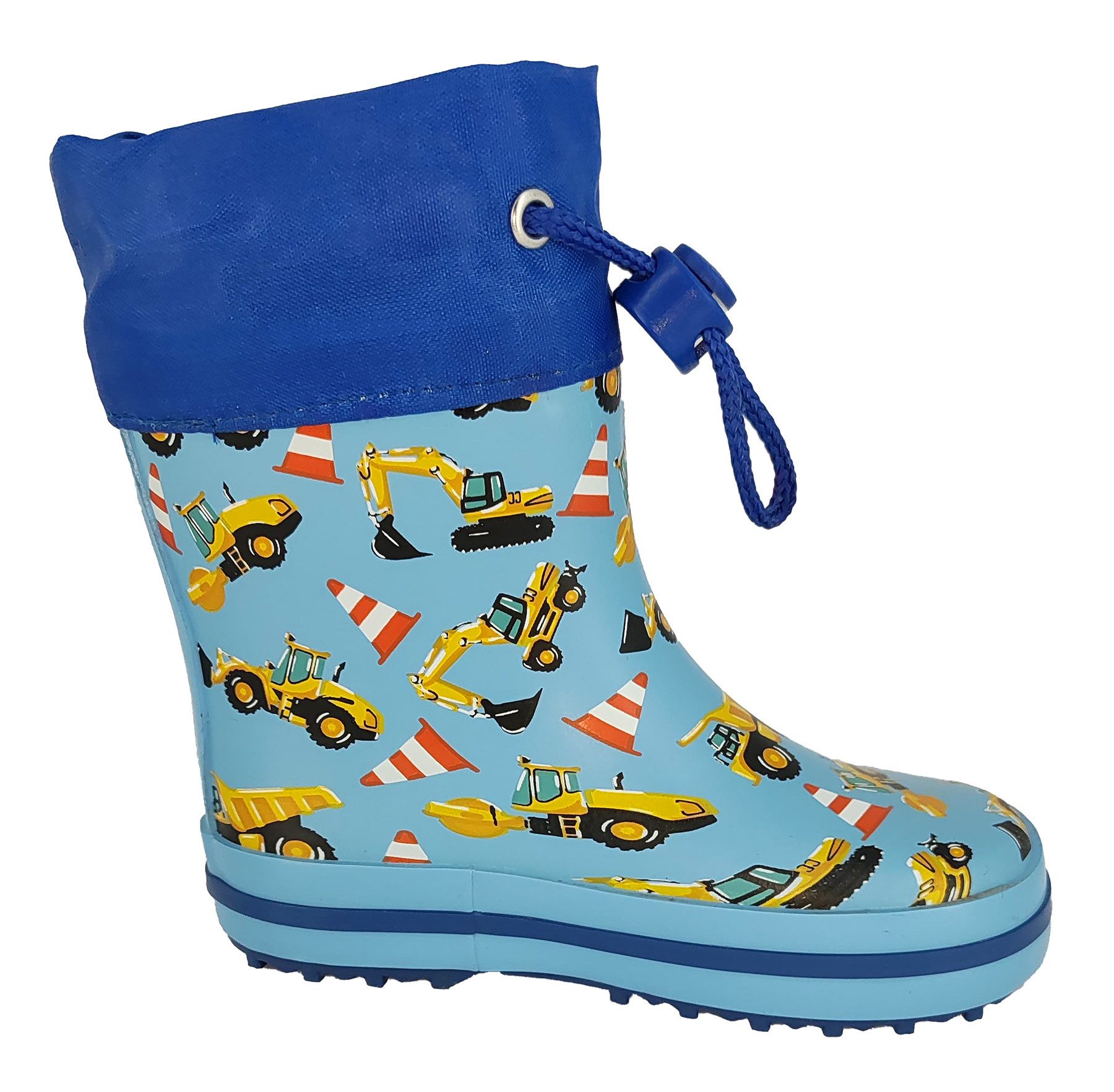 Beck Kleinkinder Gummistiefel Minibagger Gummistiefel aus Naturkautschuk - sehr flexibel – Bild 5 von 5