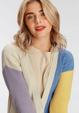 AJC Cardigan im farbigen Colourblocking