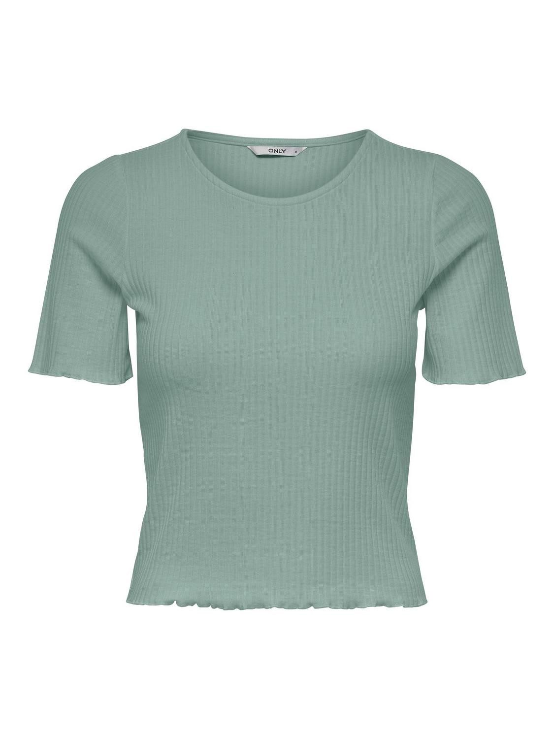 ONLY Rundhalsshirt ONLEMMA S/S SHORT TOP günstig online kaufen