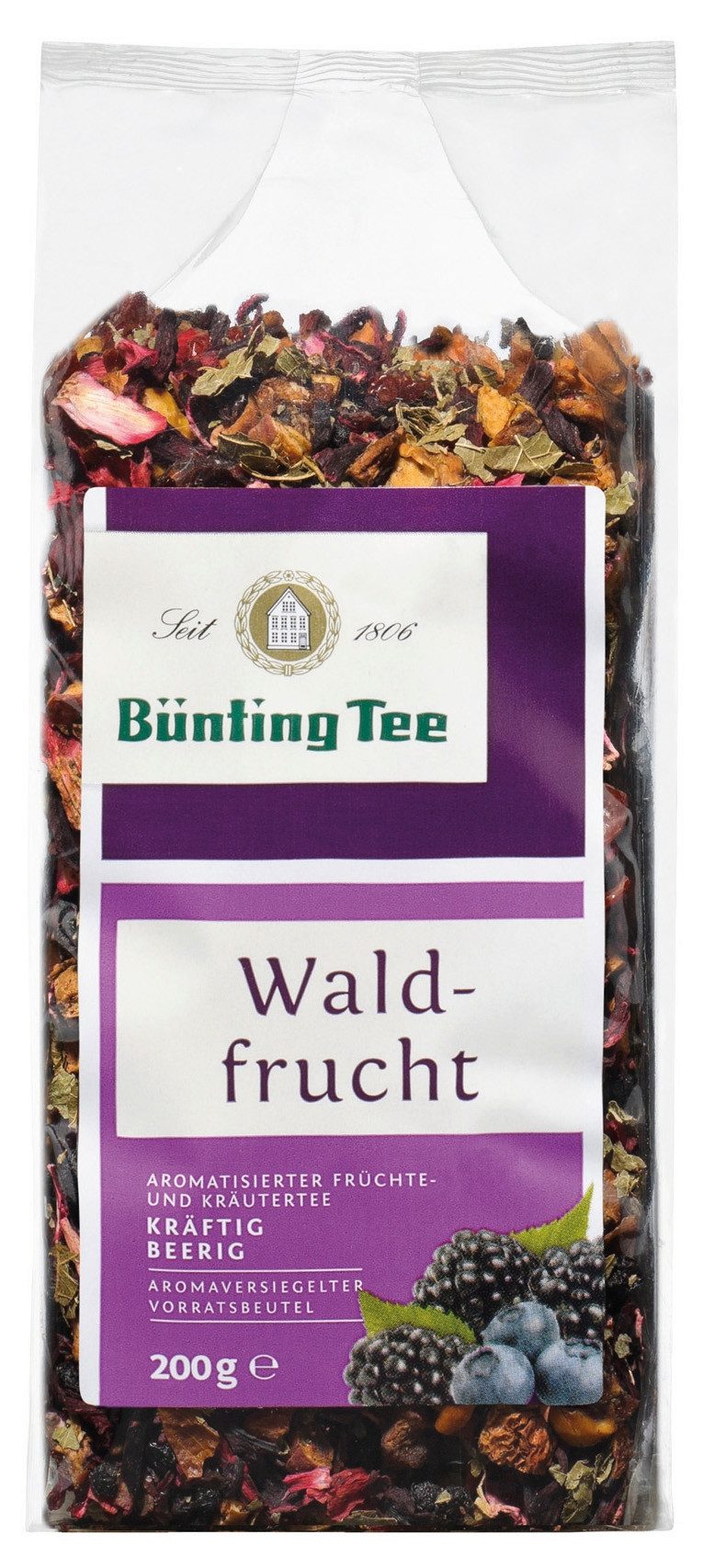 Bünting Tee Tee, Bünting Früchtetee Waldfrucht 200g
