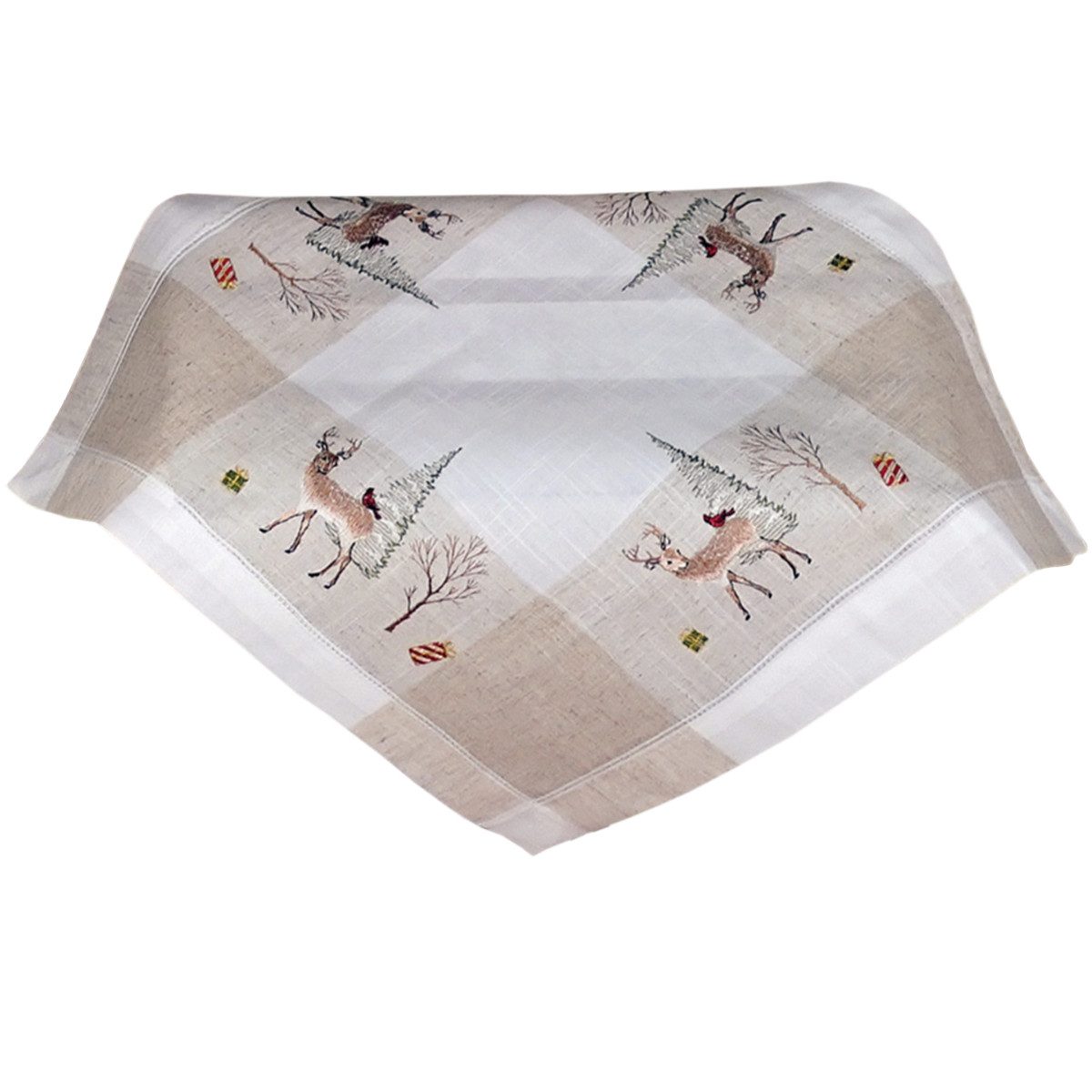 matches21 HOME & HOBBY Tischdecke Tischdecke ELLY Rehe Winter Weihnachten P günstig online kaufen