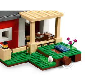 LEGO® Konstruktionsspielsteine LEGO® Minecraft™ 21187 Die rote Scheune, (799 St)
