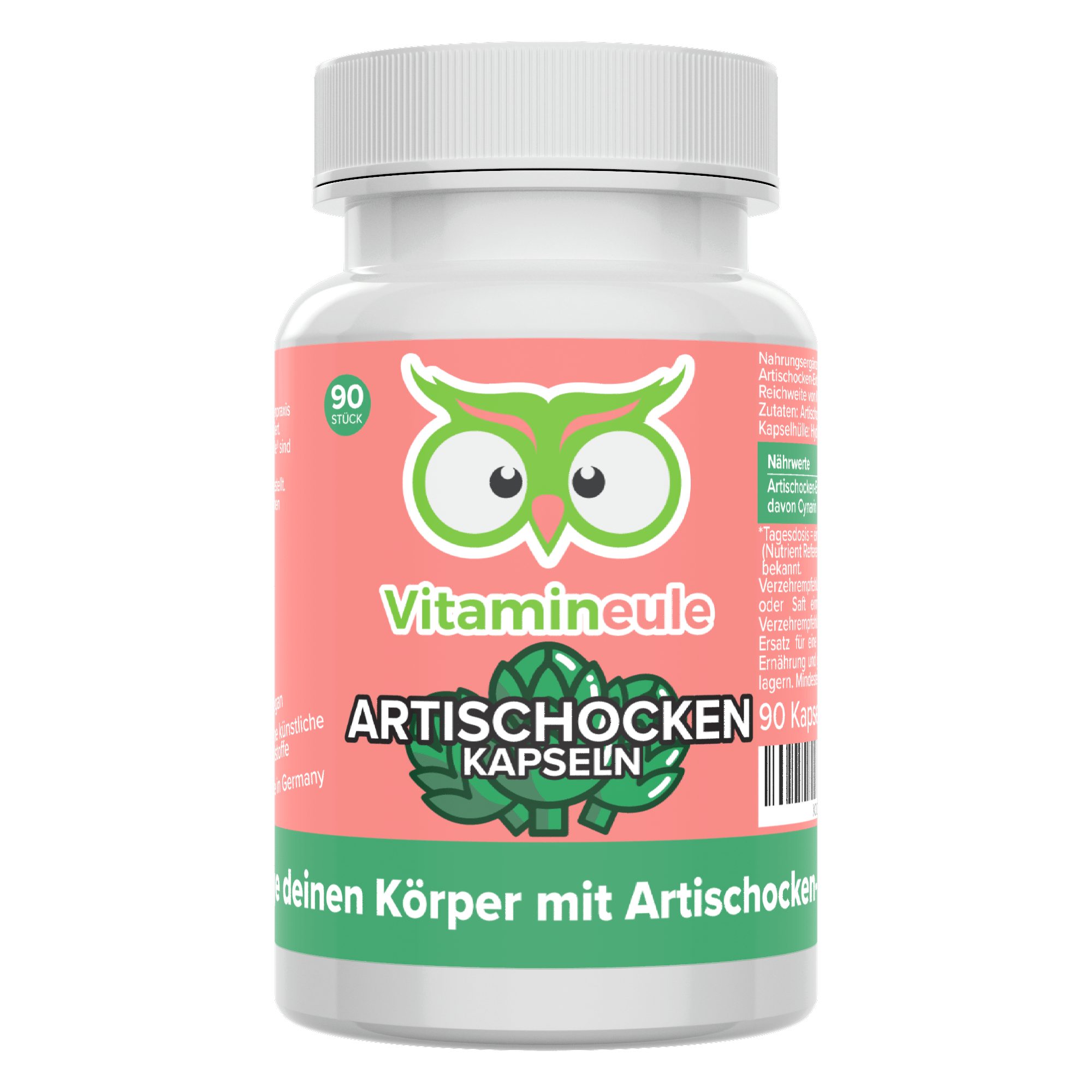 Vitamineule Artischocken Kapseln - 500 mg 15:1 Extrakt - Kapsel
