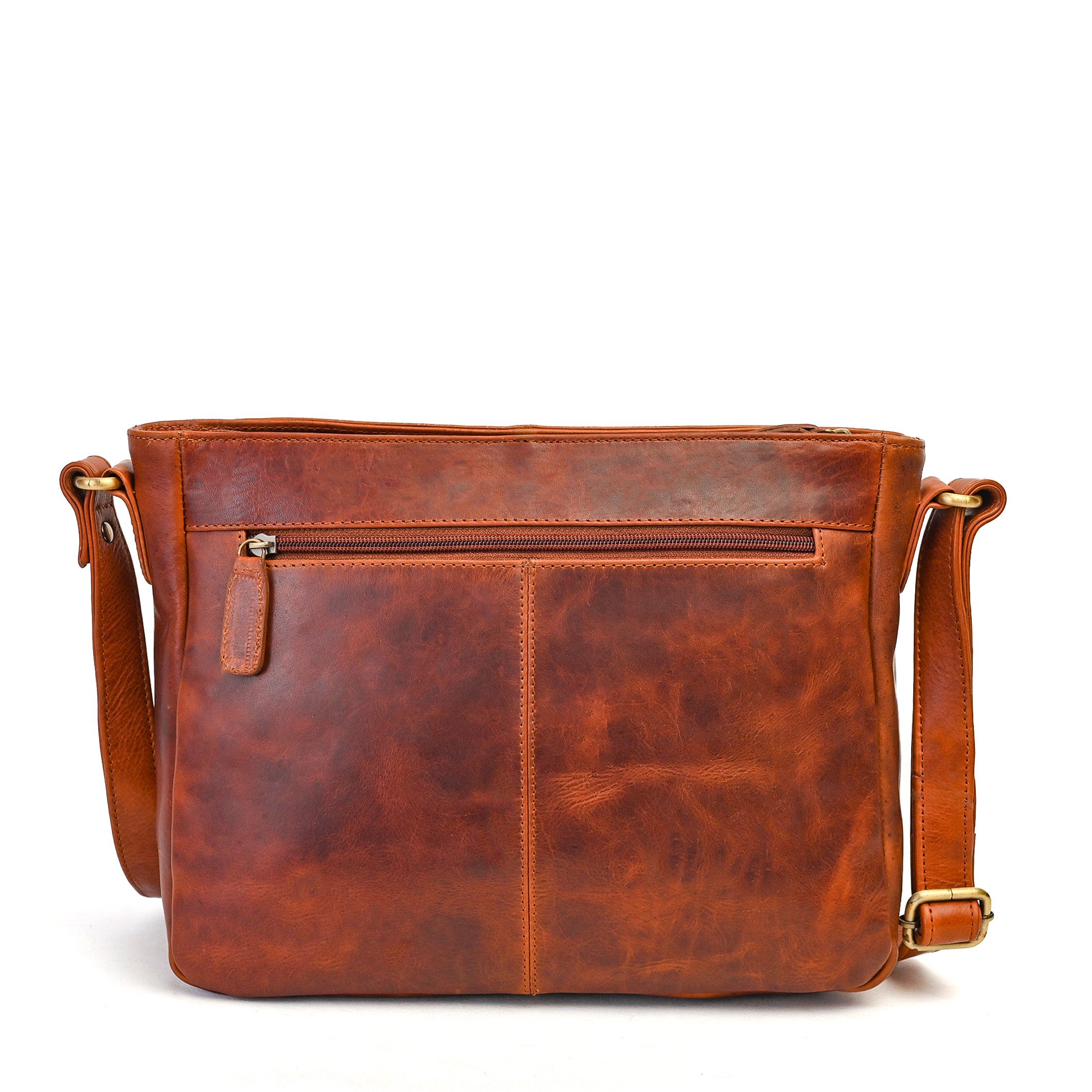 ALMADIH Umhängetasche Leder Damentasche MARY Schultertasche Ledertasche Handtasche