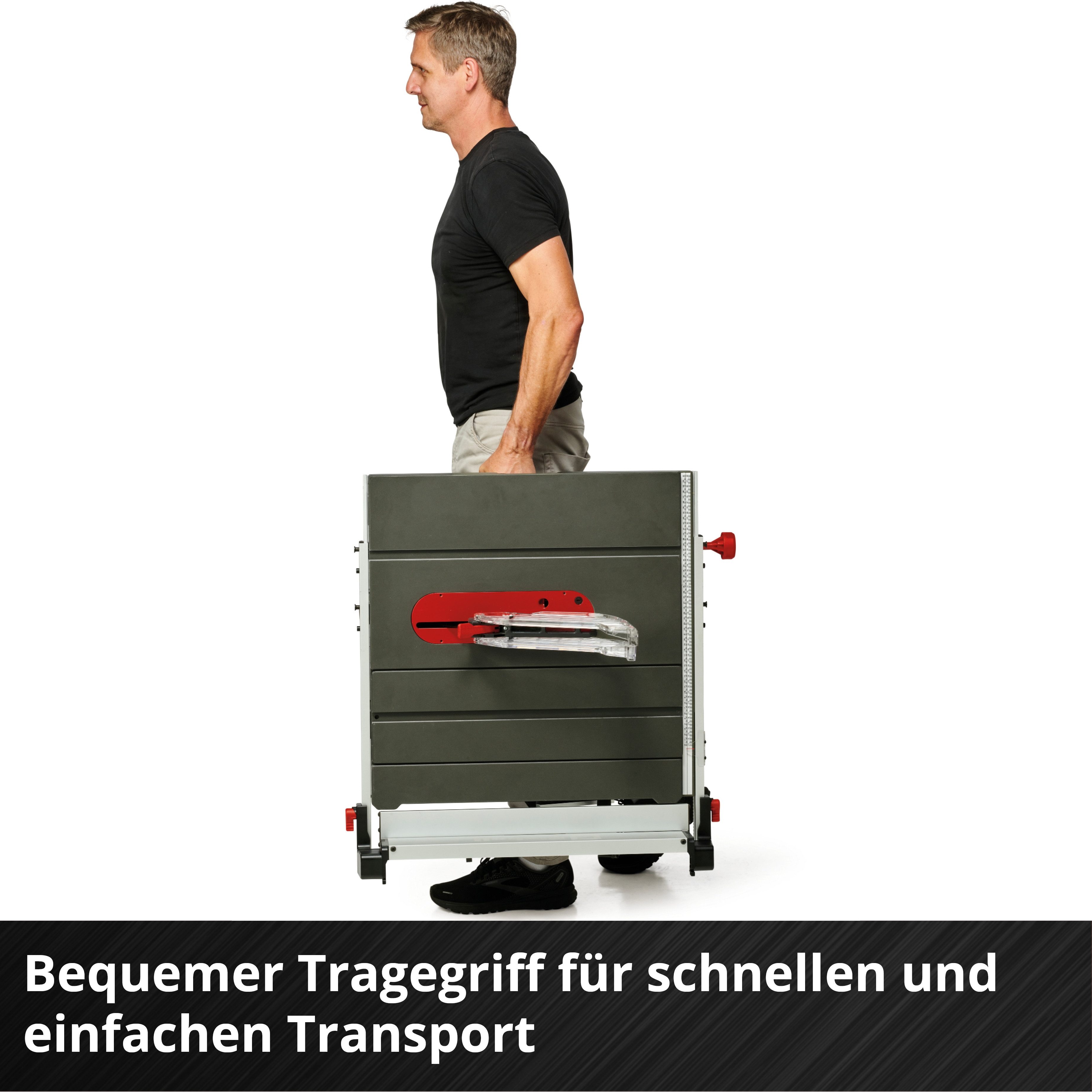 Einhell Tischkreissäge TP-CC 10 T, mit Arbeitstisch aus Aluminiumguss mit höhenverstellbarer Tischeinlage