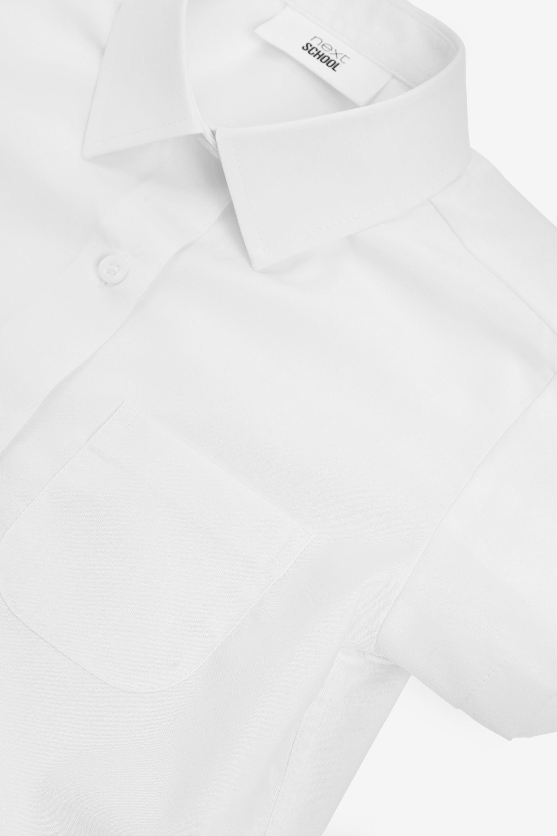 Next Langarmbluse 2er-Pack Regular Fit Kurzarm-Hemden für die Schule (2-tlg)
