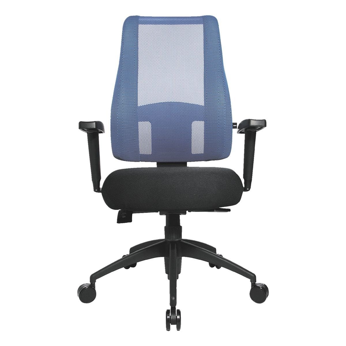 speziell Sitzbedürfnisse die Frauen, TOPSTAR Sitness Lady von Schreibtischstuhl für blau Deluxe, (ohne Armlehnen)