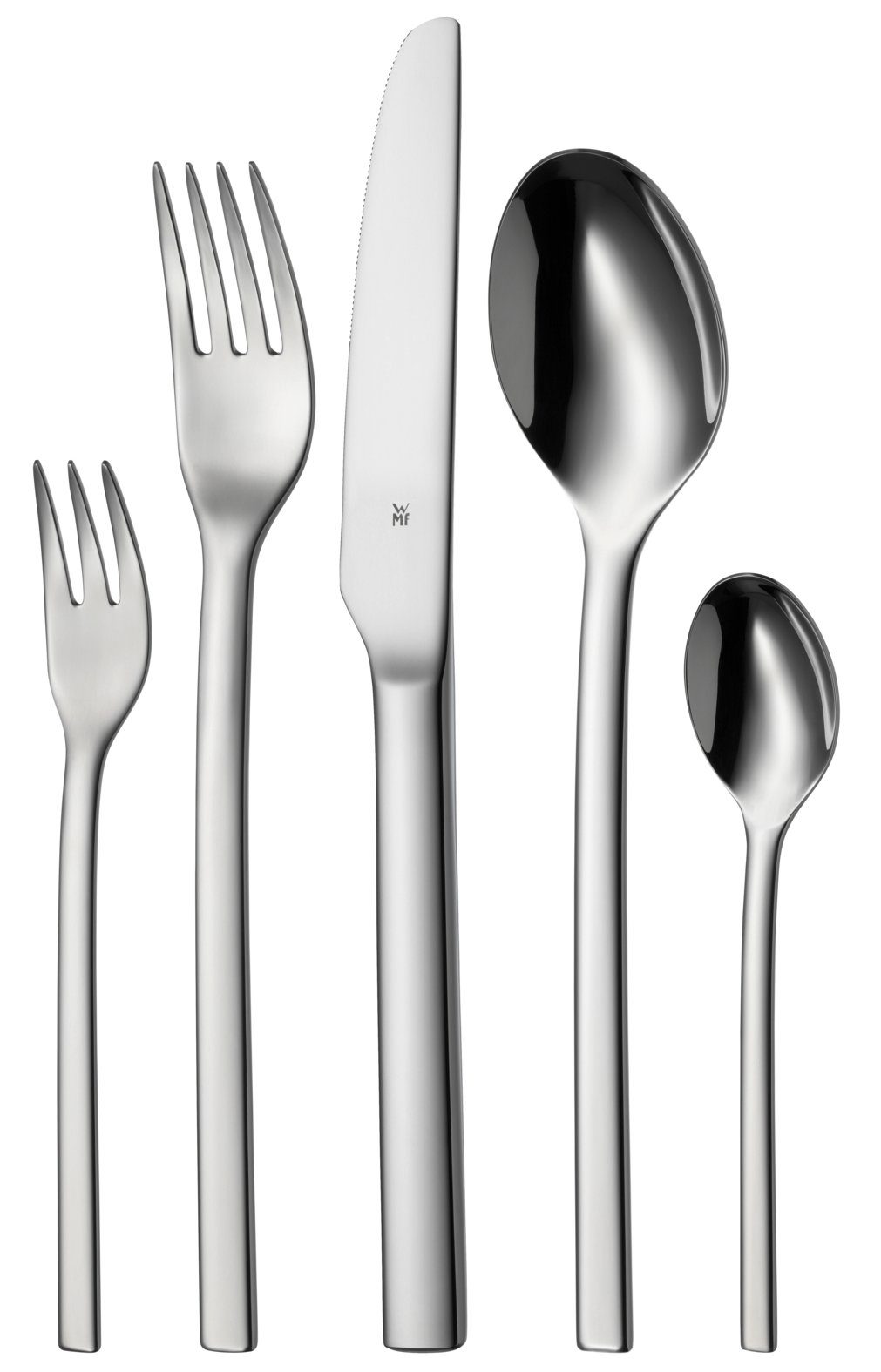 WMF Besteck-Set Tavira Besteck-Set, 30-teilig, Cromargan® (30-tlg), 6 Personen, Cromargan Edelstahl rostfrei 18/10, edle Optik angenehme Haptik, geschmiedete Messer, spülmaschinenfest
