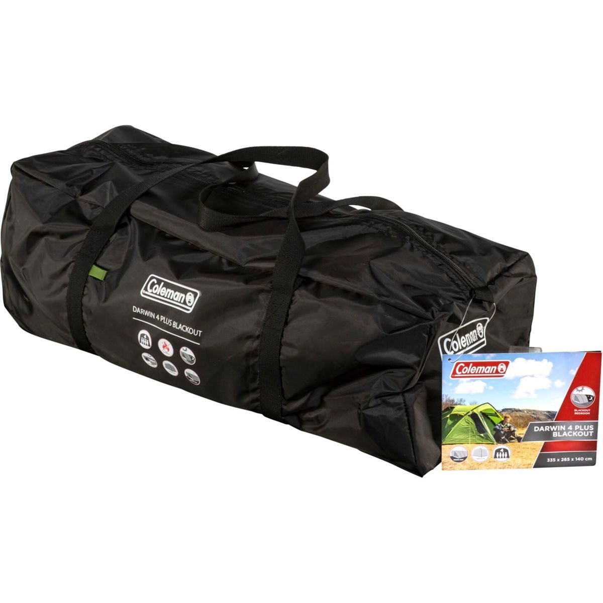 COLEMAN Gruppenzelt Darwin 4 Plus Blackout 4 Personen Active-Zelt