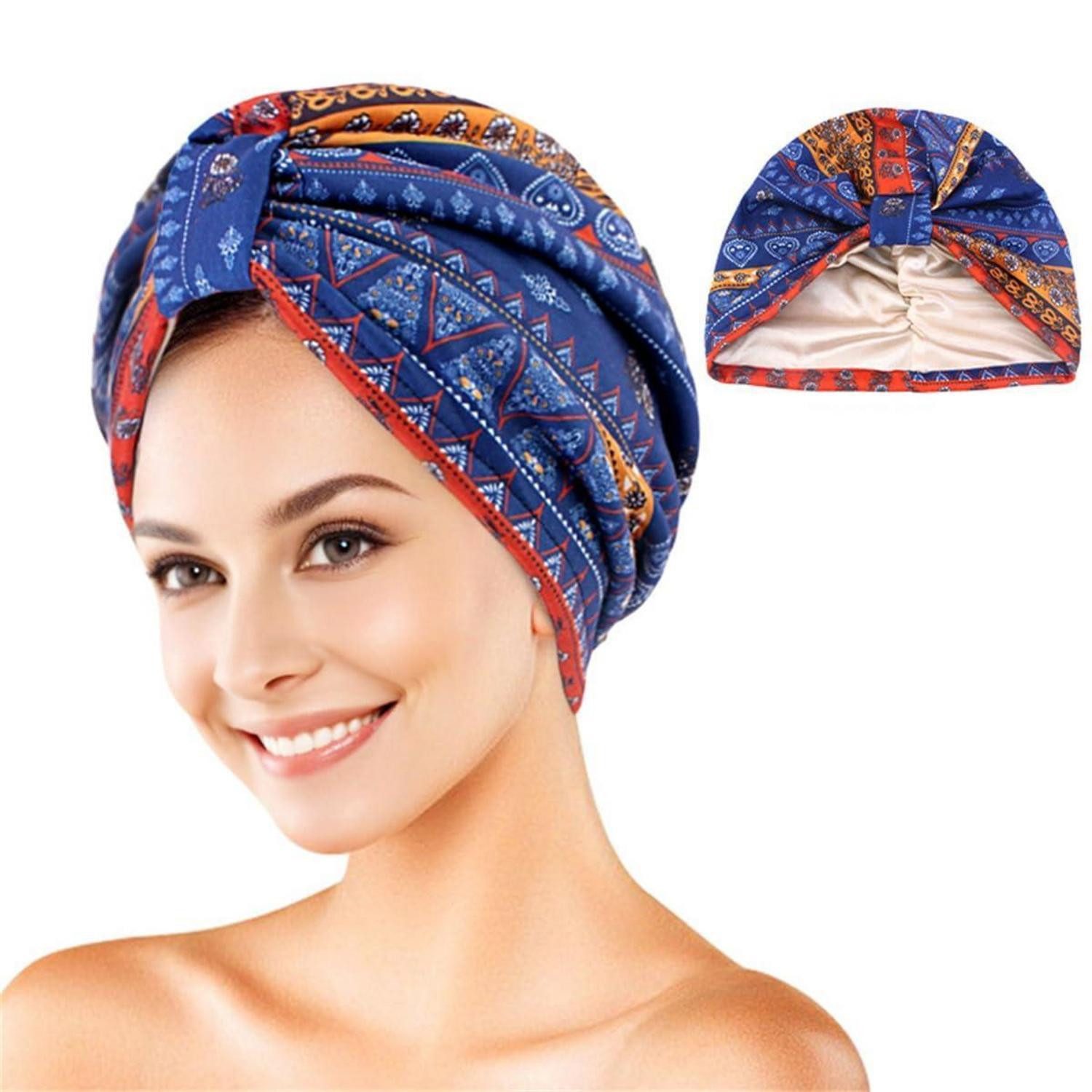 LuxusKollektion Turban Chemo-Kopftuch Damen Turban, (1-St)