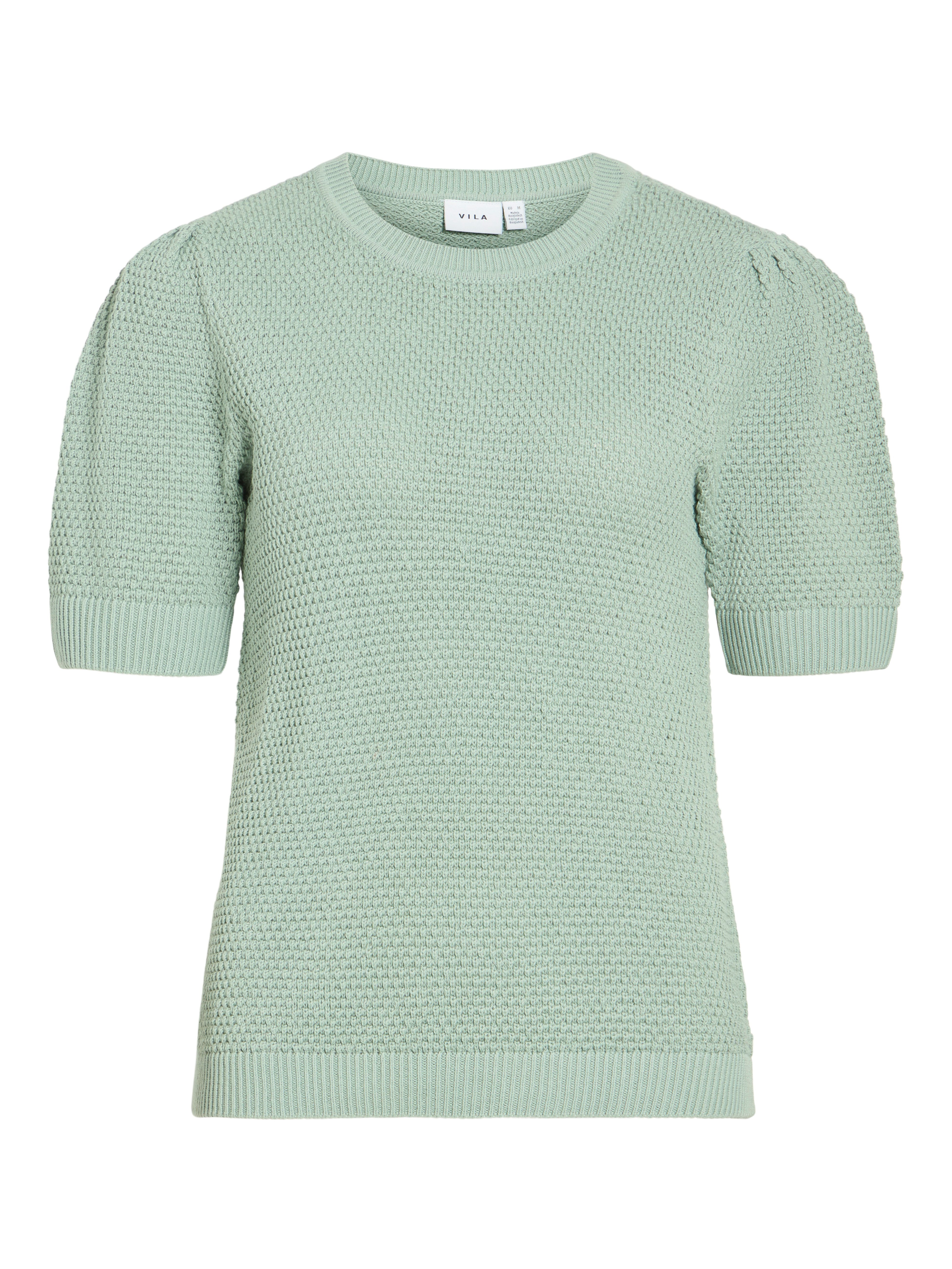 Kurzarmpullover VIDALO O-NECK S/S KNIT TOP - NOOS