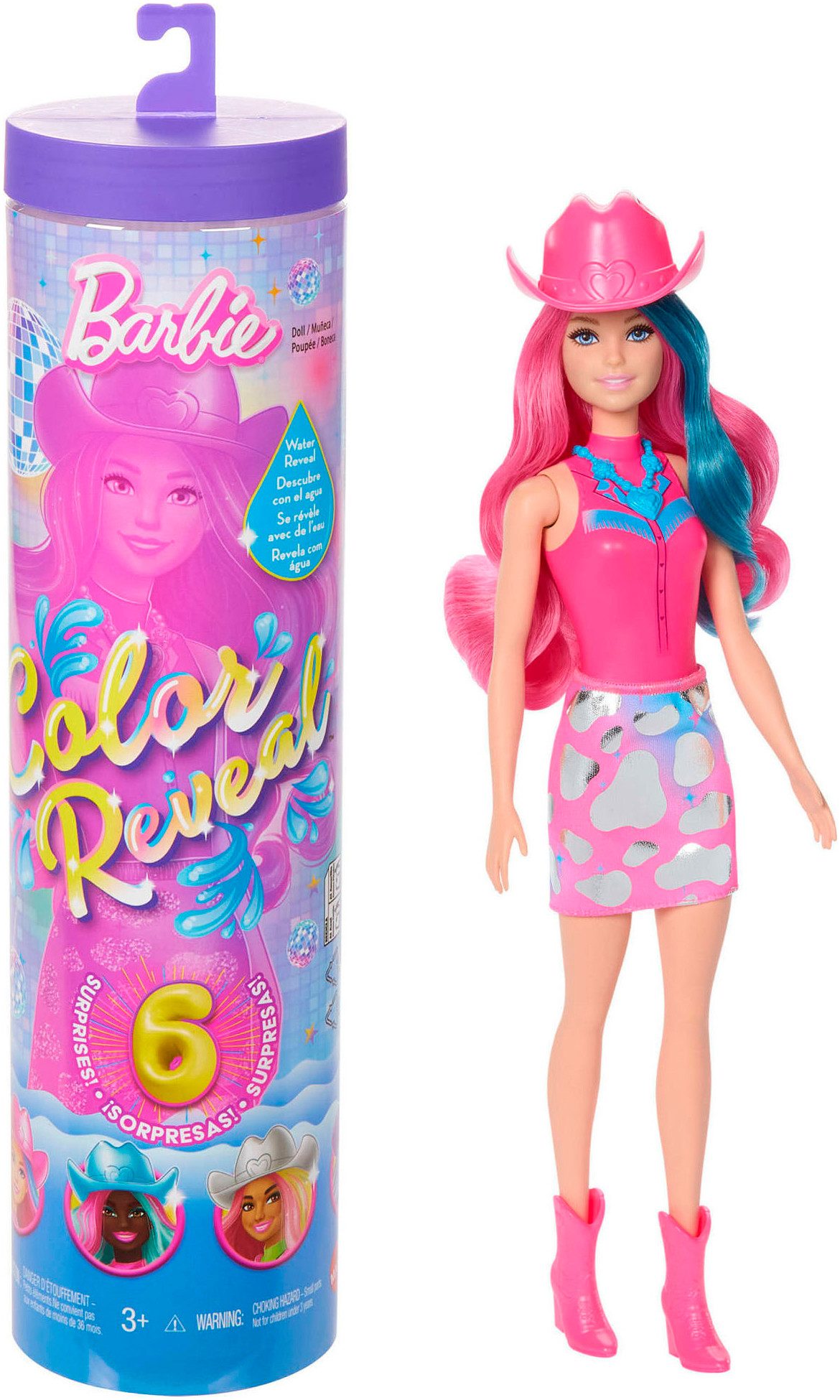 Barbie Anziehpuppe Color Reveal Disco Star 11/1 Series günstig online kaufen