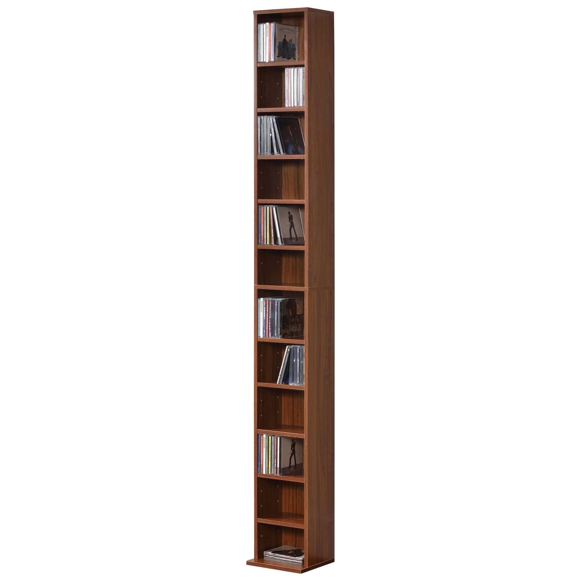 en.casa CD-Regal, »Tynset« 175x20x20 cm Standregal günstig online kaufen