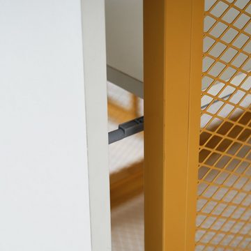 BlingBin Klapptisch Multifunktionaler ausziehbarer Esstisch (1-St., One-Touch-Schalter), Esstisch in 3 Formen, mit Schubladen