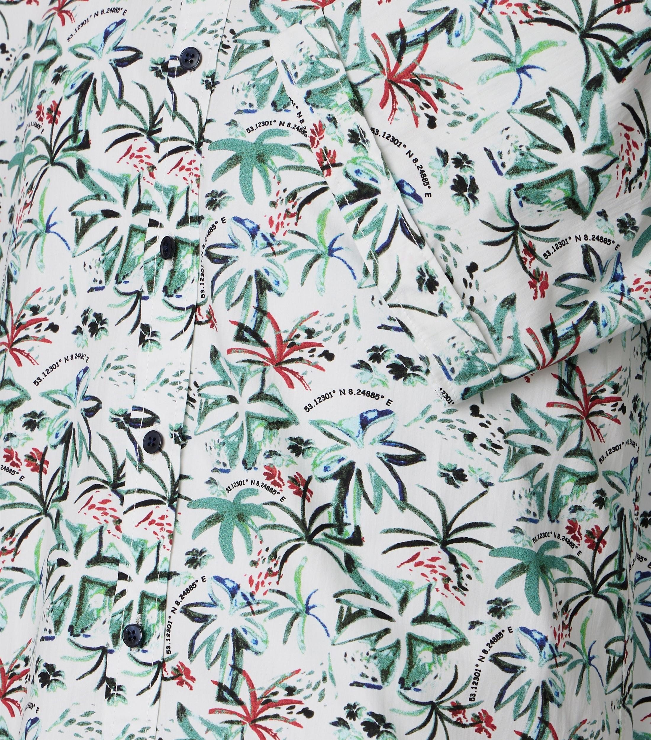 CASAMODA Kurzarmhemd CASAMODA Freizeithemd Kurzarm Print