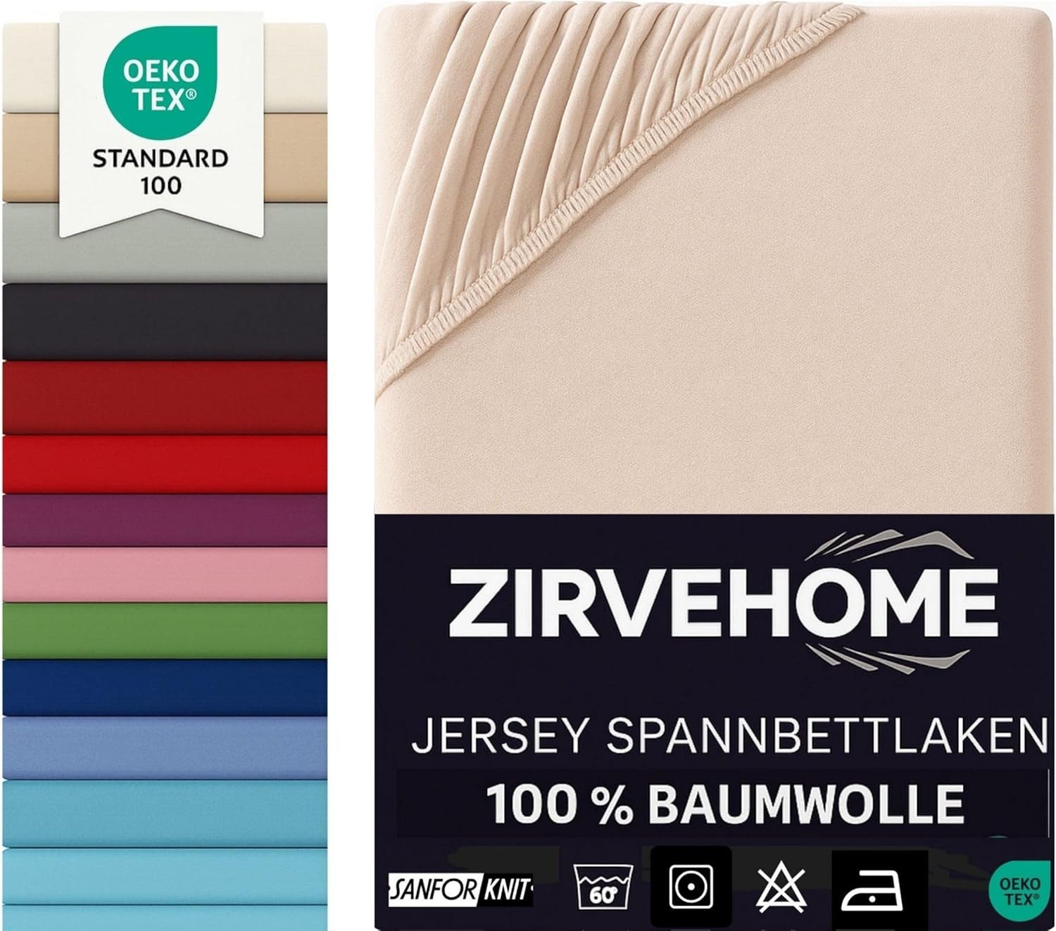 yadetextil Spannbettlaken 90x200 cm. Jersey Spannbetttuch 100% Baumwolle Be günstig online kaufen